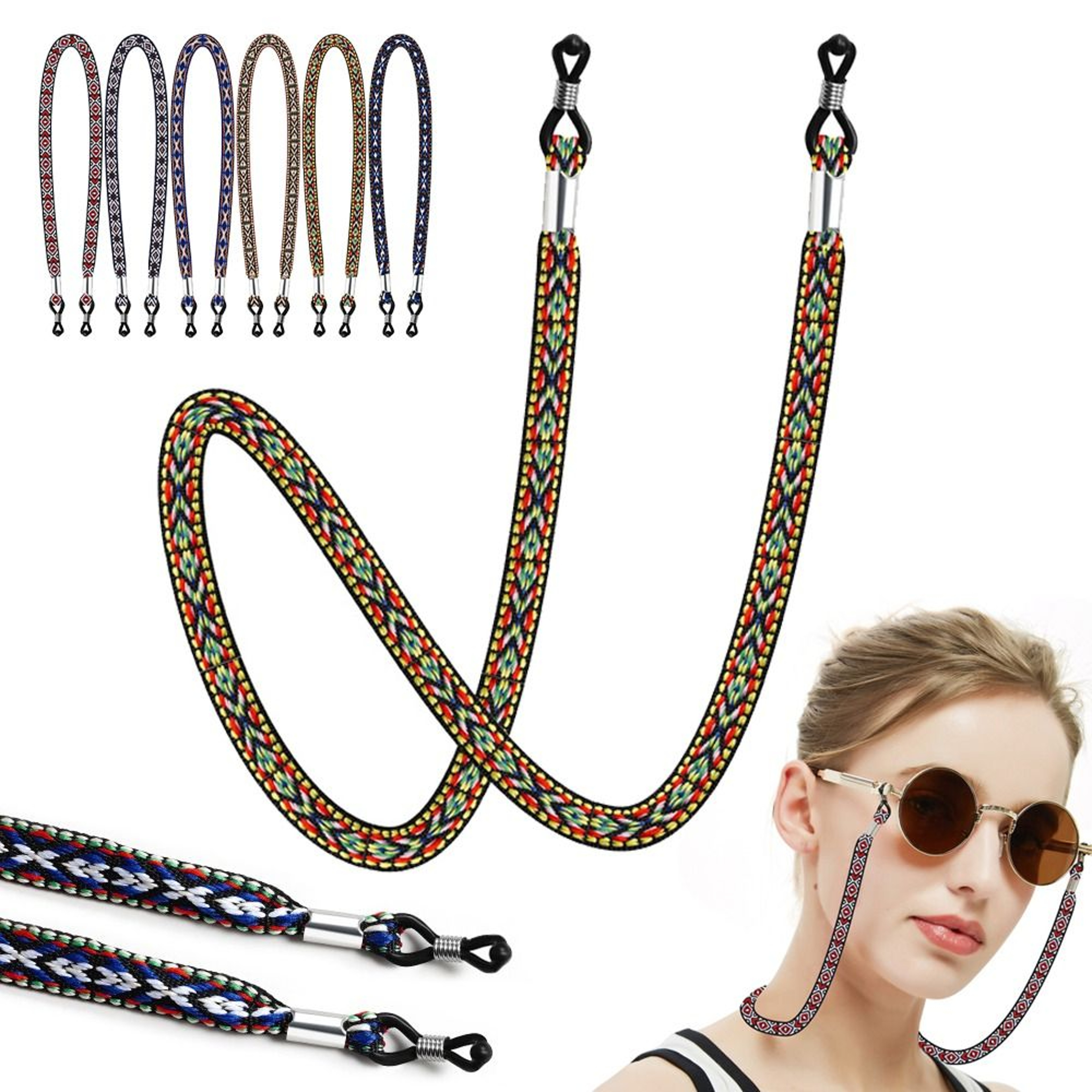Boho Glasses Strap Anti Lost Eyeglass Lanyard Neck Cord for Men and Women – view 2