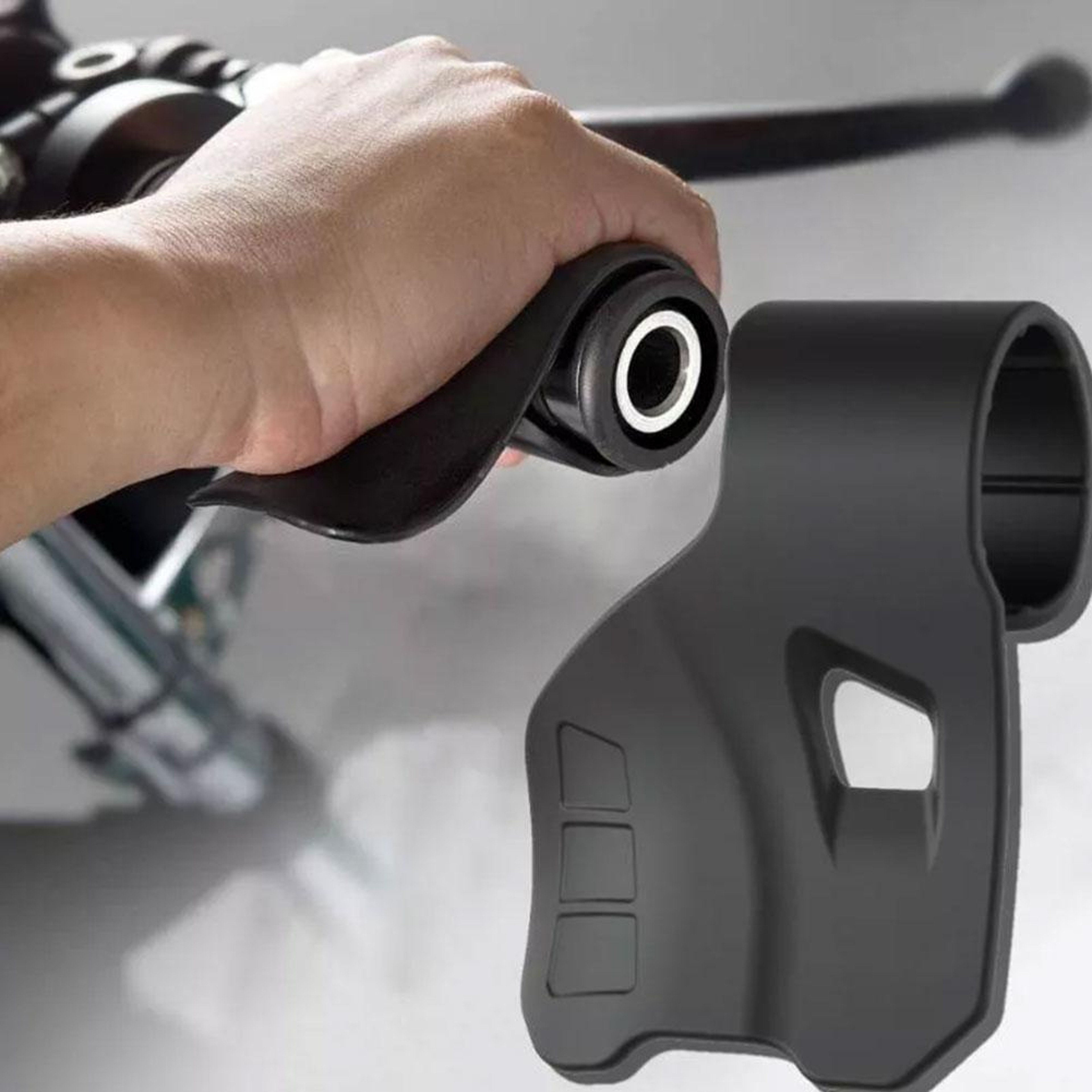 Universal Motorcycle Throttle Assist Grip With Wrist Rest Cruise Control Support – view 3