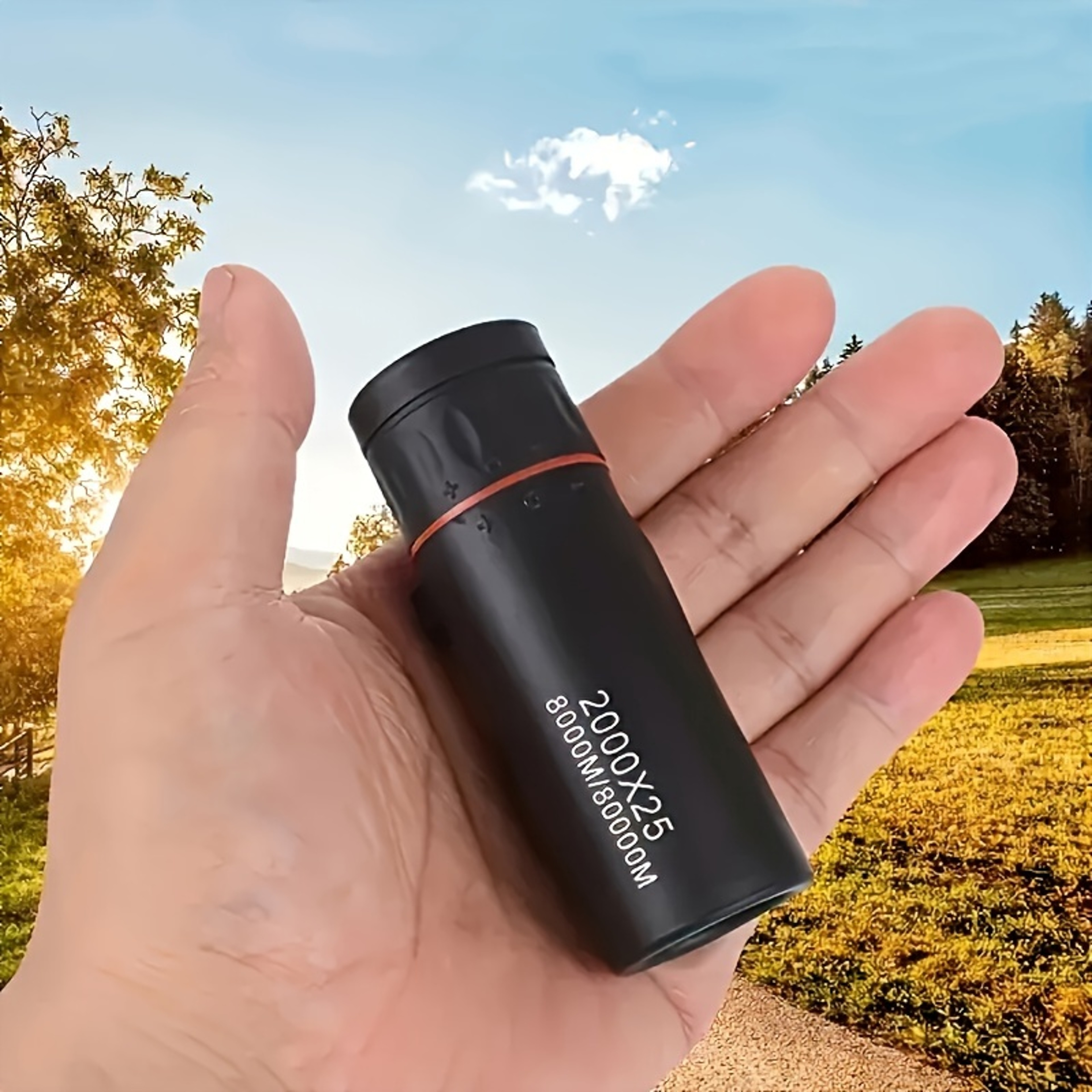 HD Compact Monocular Telescope for Bird Watching Travel and Outdoor Adventures – view 2