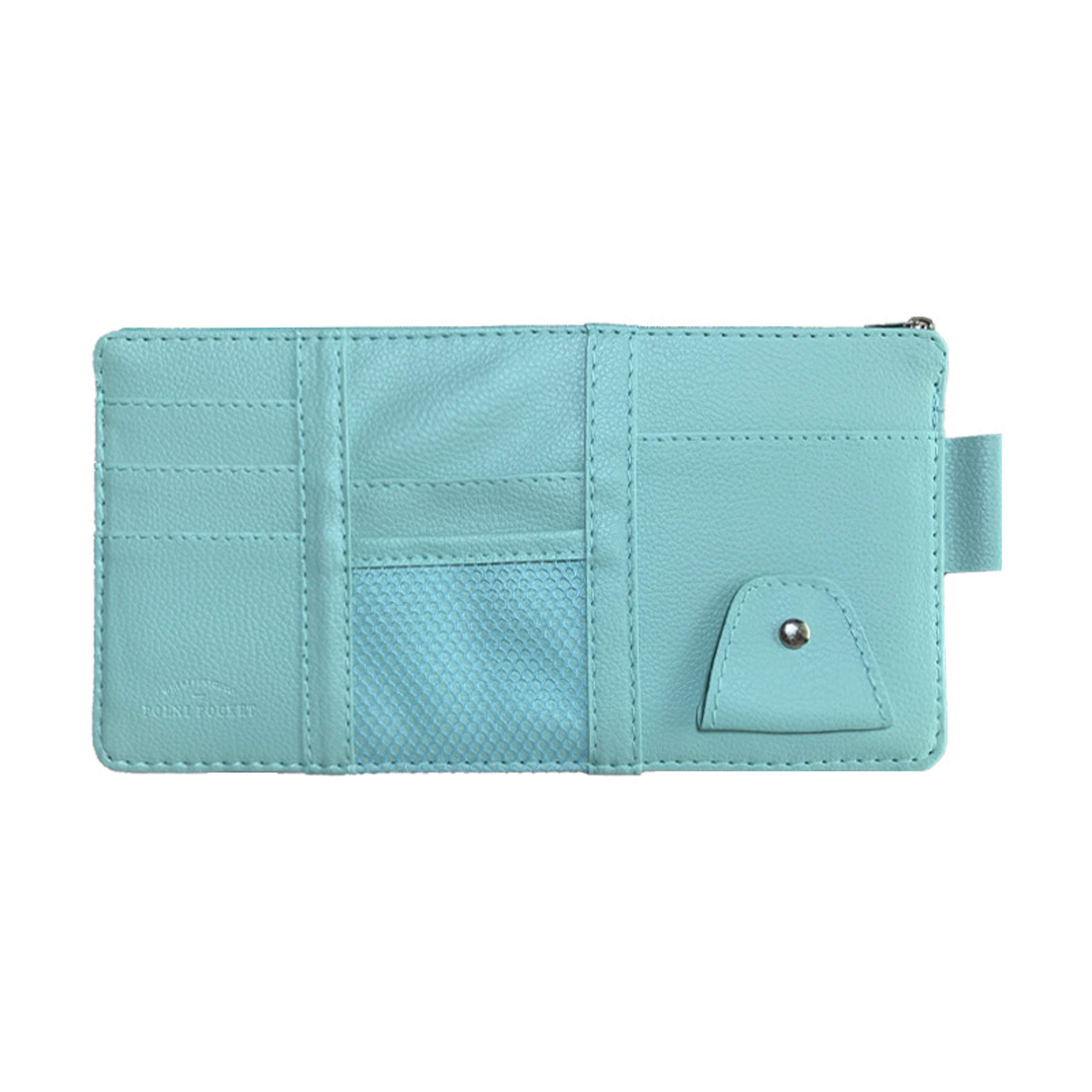 Car Sun Visor Organizer PU Leather Document Holder with Multi Pocket Storage – view 12
