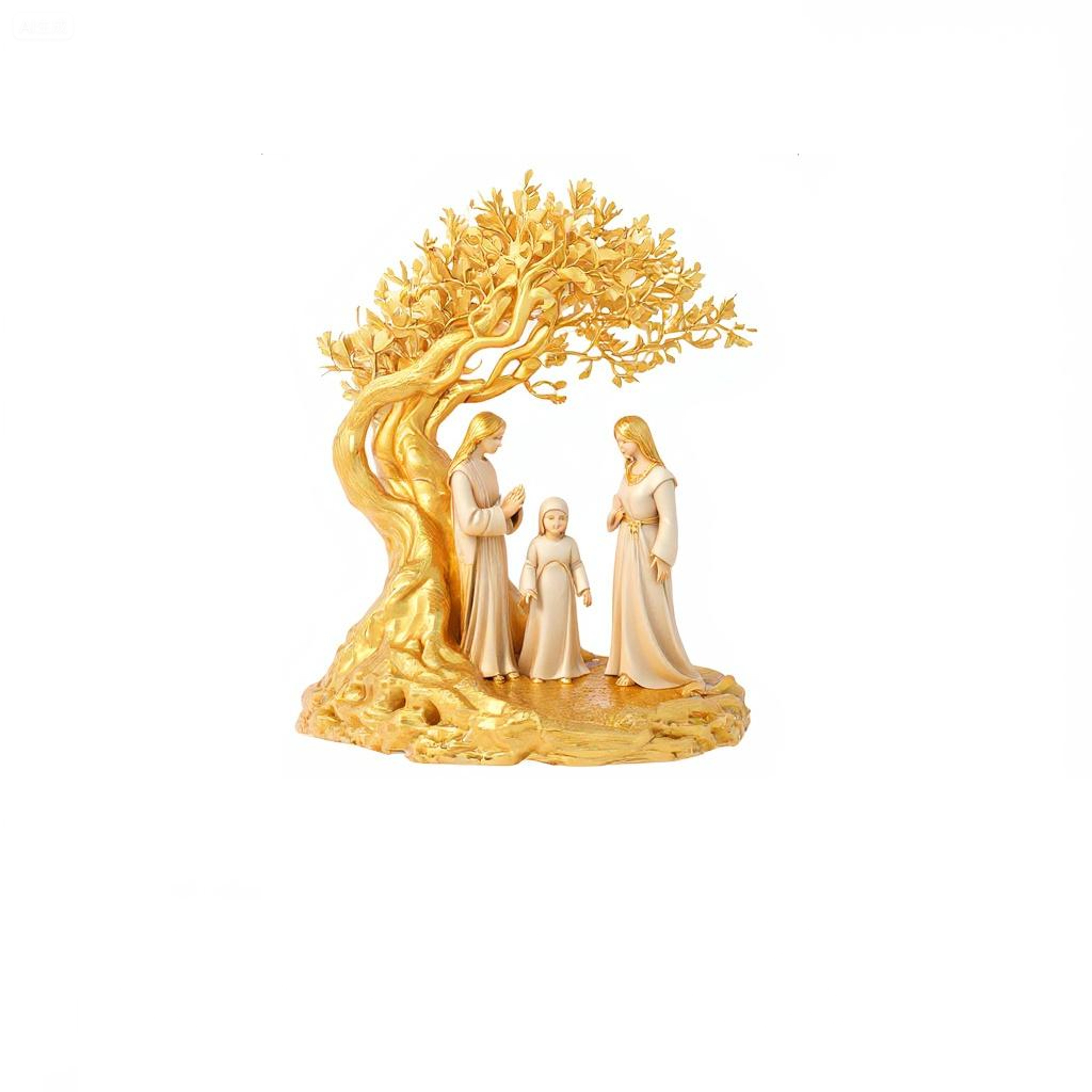 Nativity Scene Desktop Statue Christian Christmas Home Decor – view 8