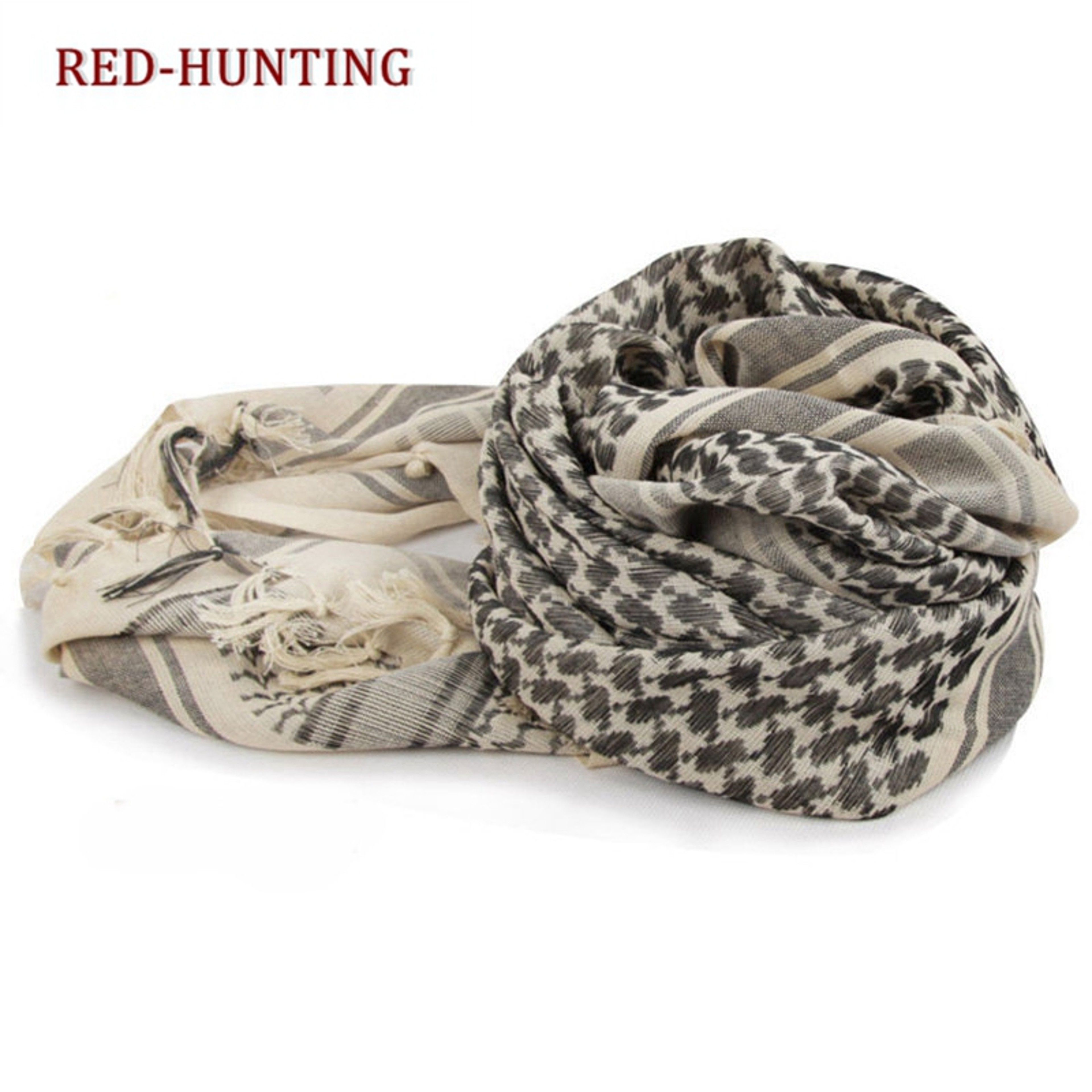 Tactical Shemagh Scarf Desert Keffiyeh Head Wrap for Hunting and Outdoor Protection – view 5