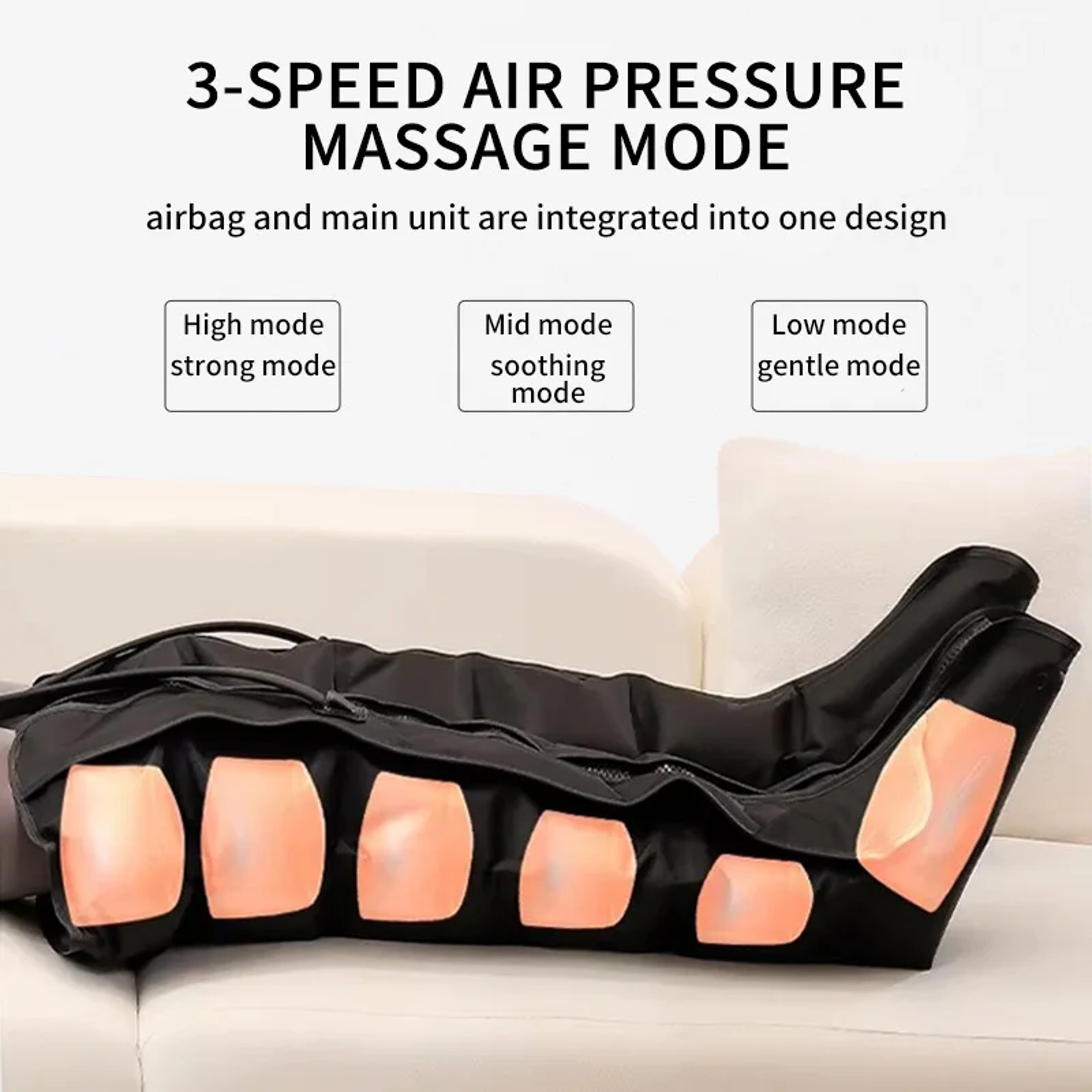 Air Compression Leg Massager Boots Calf And Foot Massager For Deep Relaxation 3