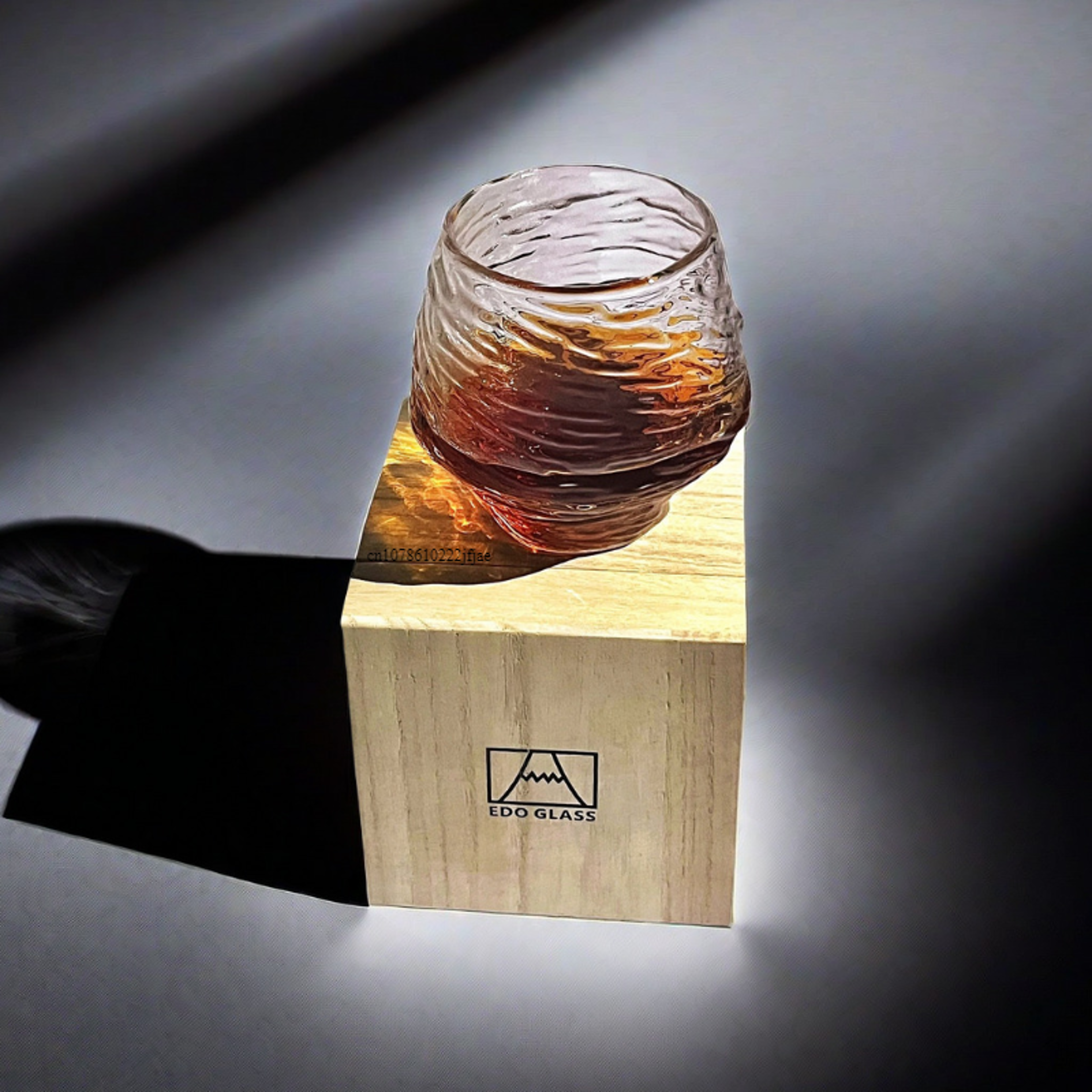 Japanese Style Hammered Whiskey Glass Retro Textured Whisky Tumbler for Brandy Cognac and Cocktails – view 6
