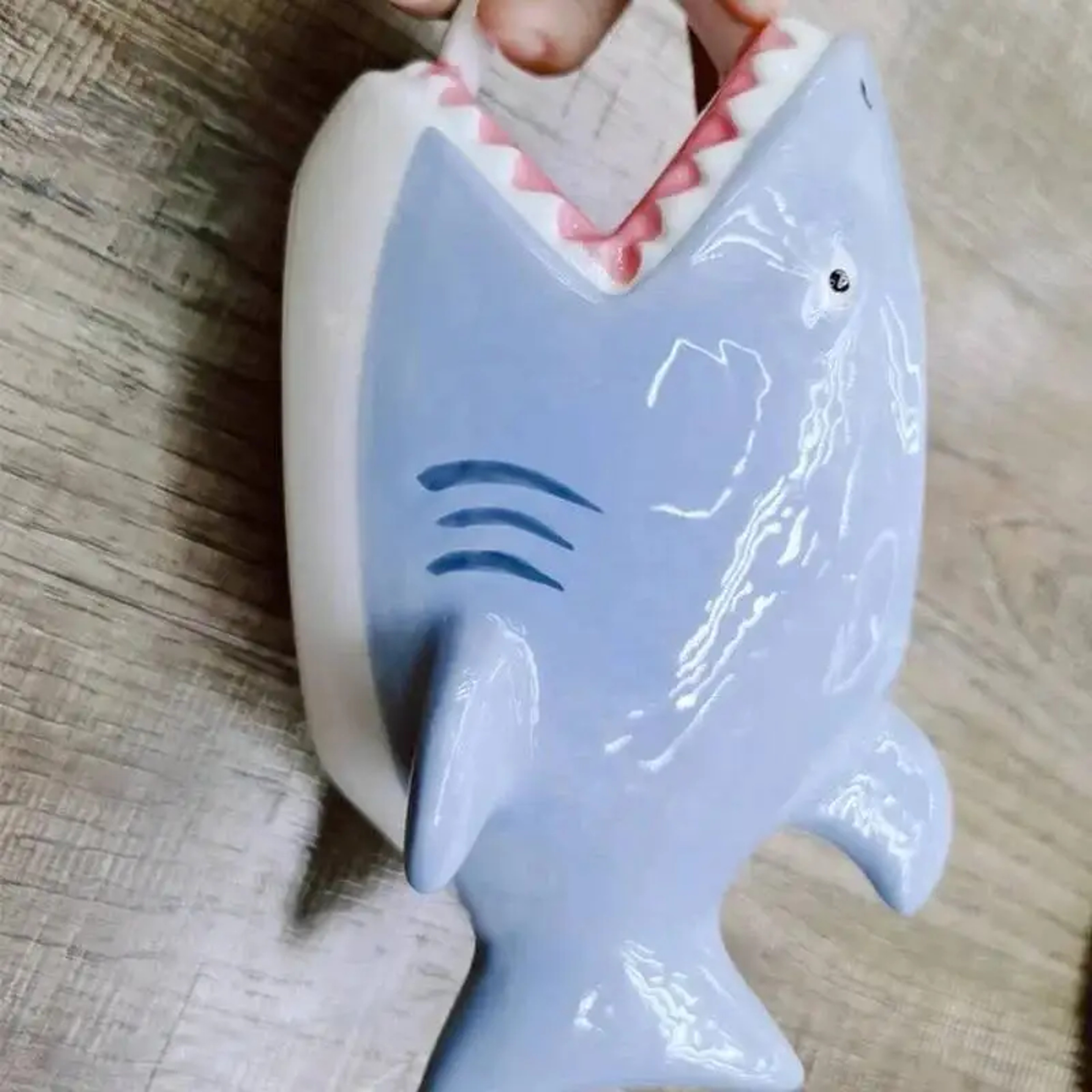 Creative Shark Ceramic Coffee Mug Cute Cartoon Cup for Kids and Shark Lovers – view 5