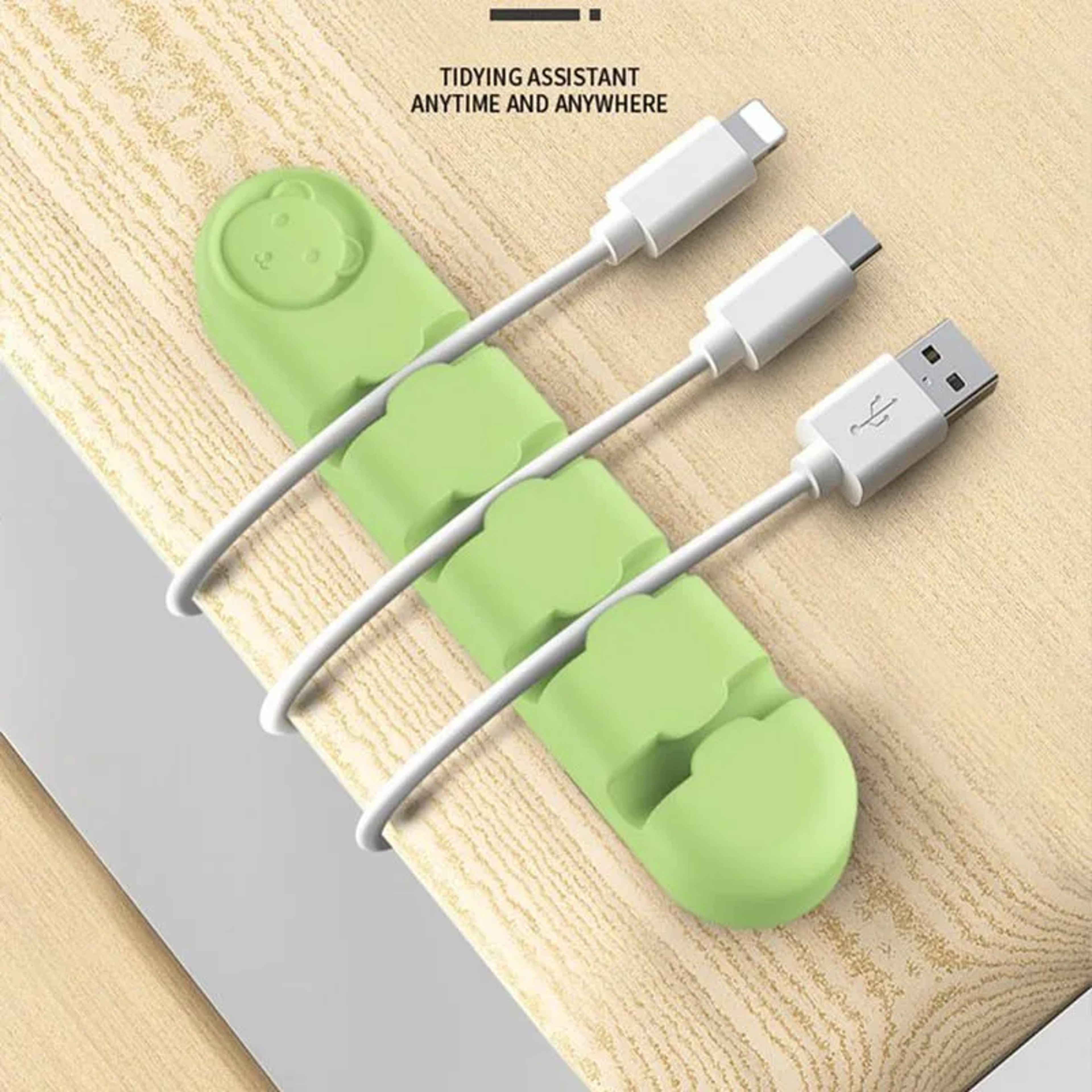 Cute Desk Cable Holder Cord Organizer For Charging Wires And Tidy Workspaces 5
