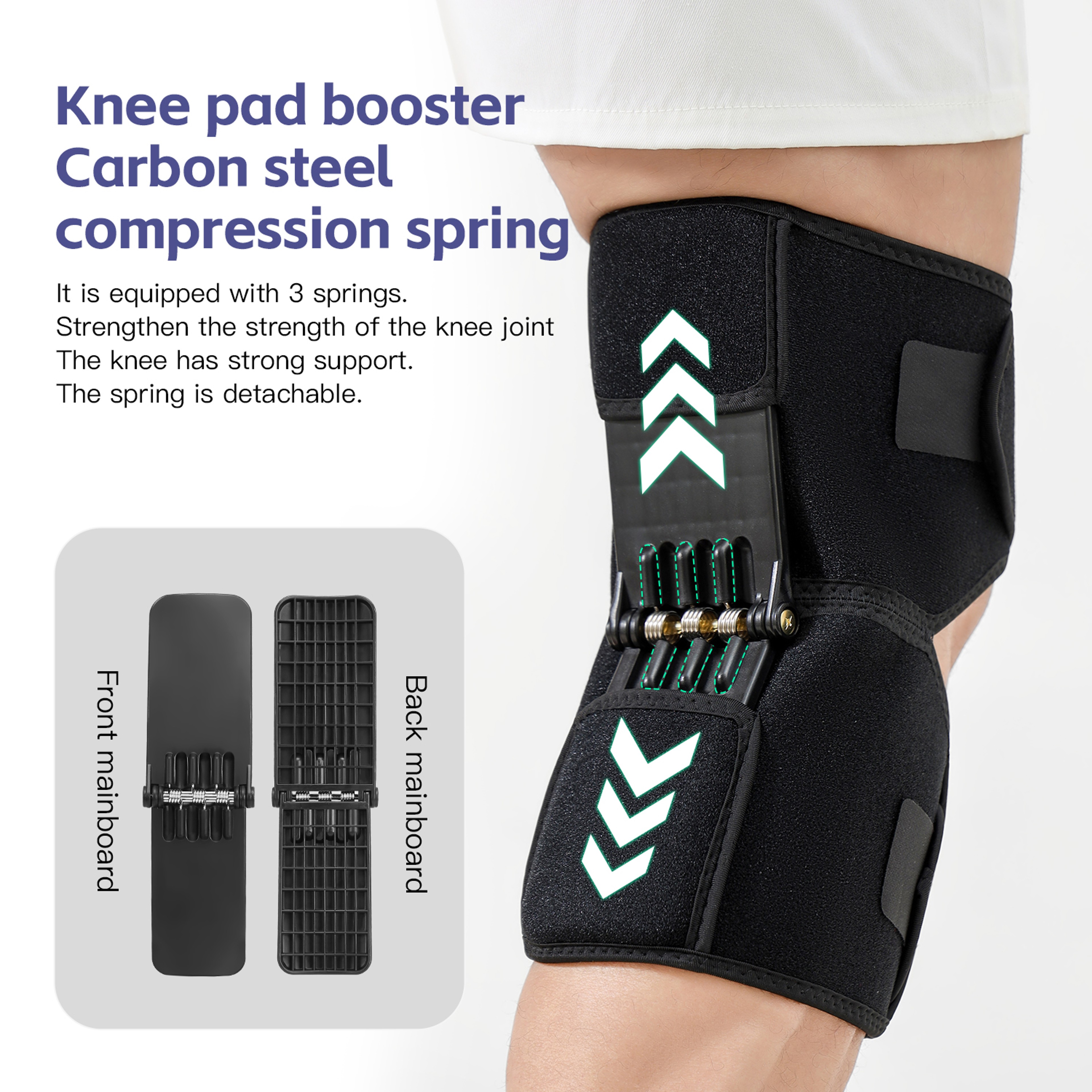 Outdoor Knee Joint Booster for Walking Climbing and Hiking – view 2