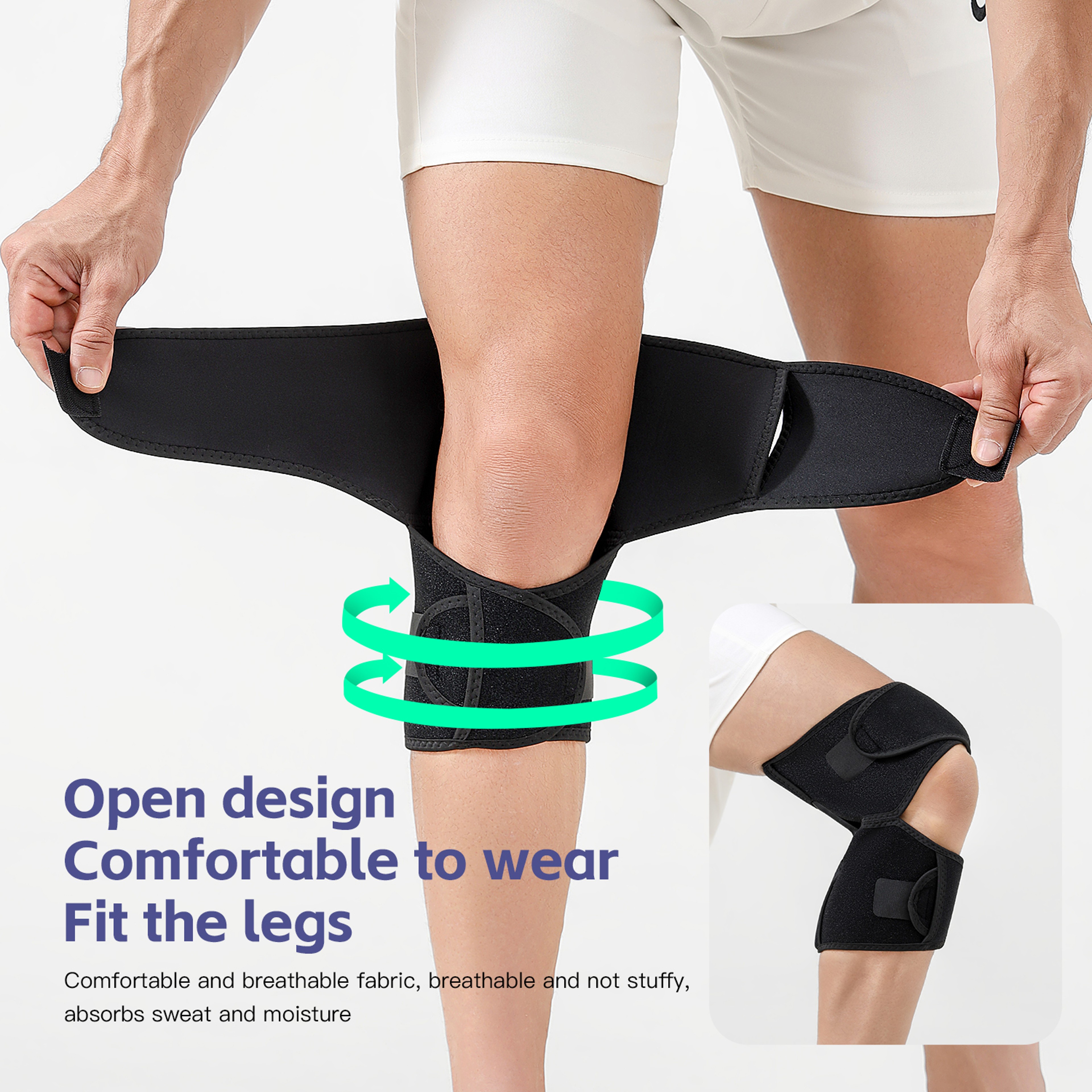 Outdoor Knee Joint Booster for Walking Climbing and Hiking – view 4