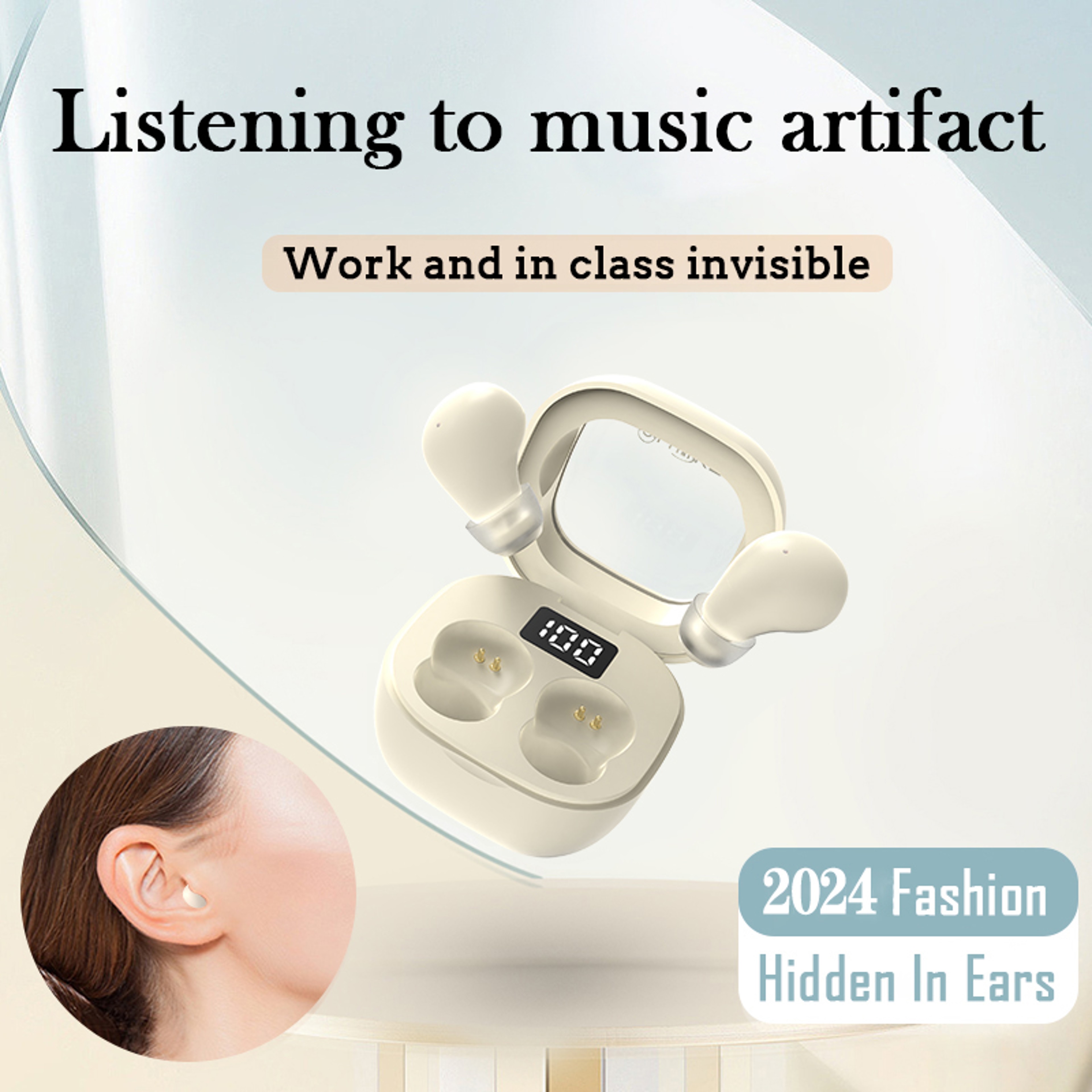 Wireless Bluetooth Earbuds With Active Noise Cancellation And Charging Case 1