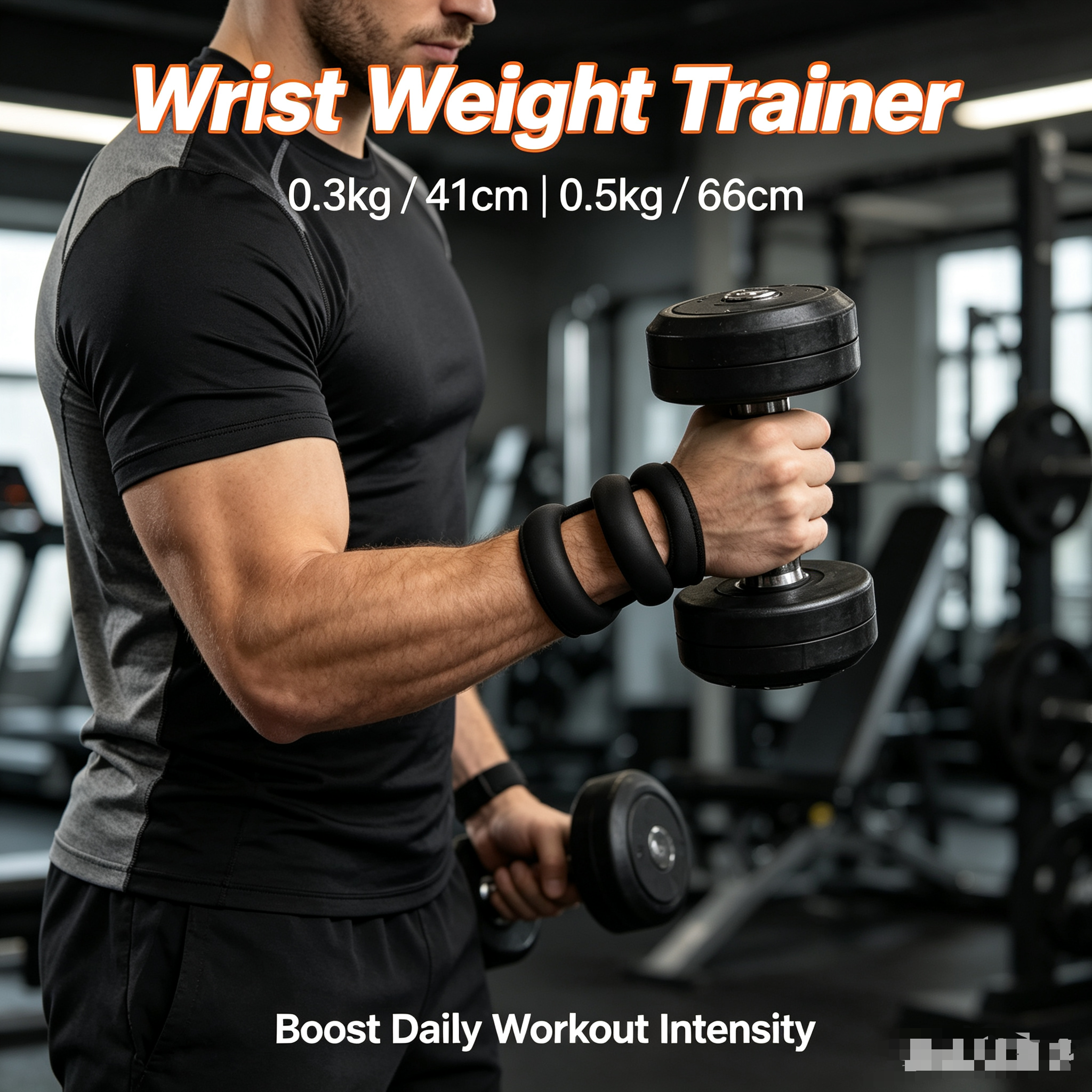 Adjustable Weighted Wrist and Ankle Straps with Flexible Bendable Design – view 4