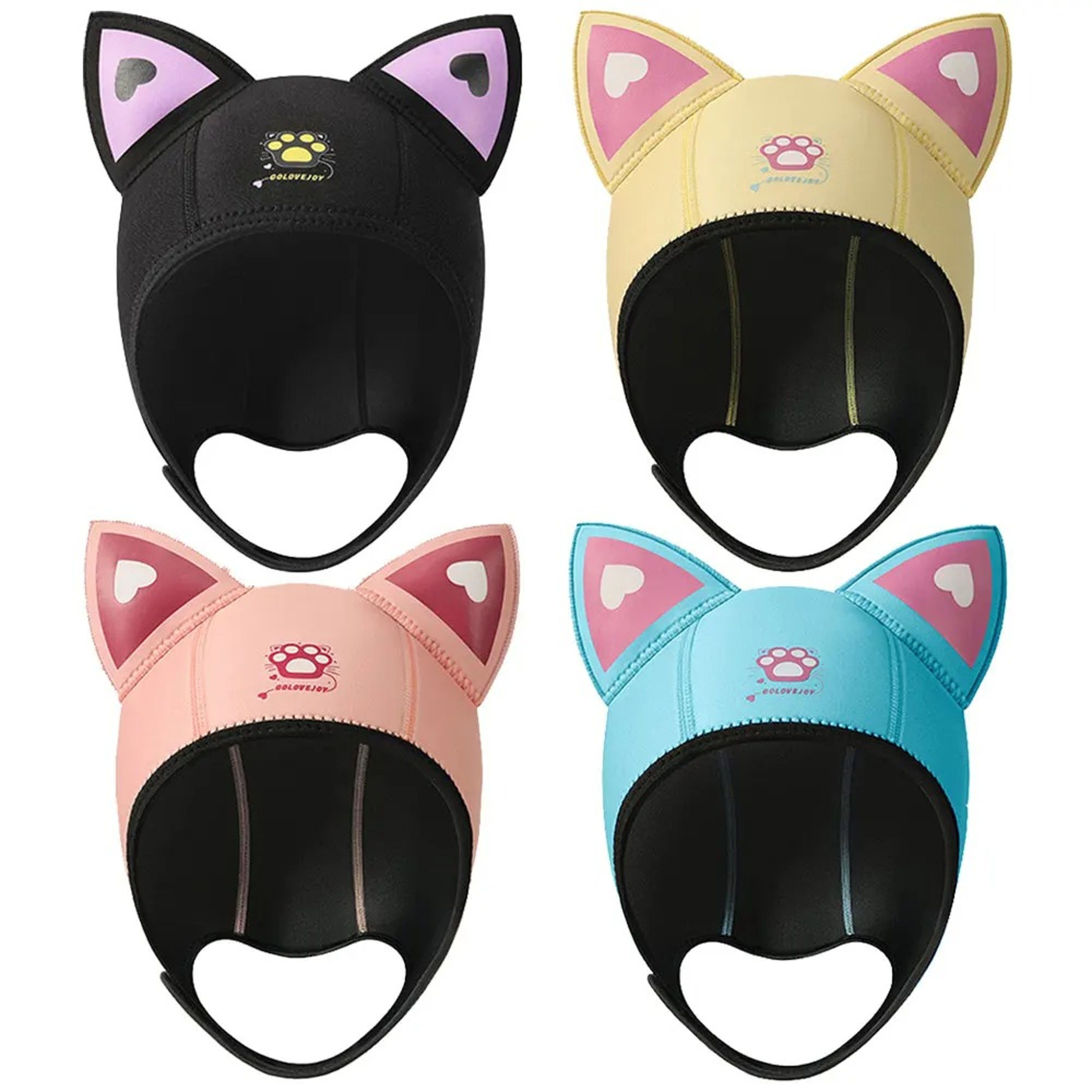Cat Ears Diving Hood 3mm Neoprene Wetsuit Hood for Surfing and Snorkeling – view 1