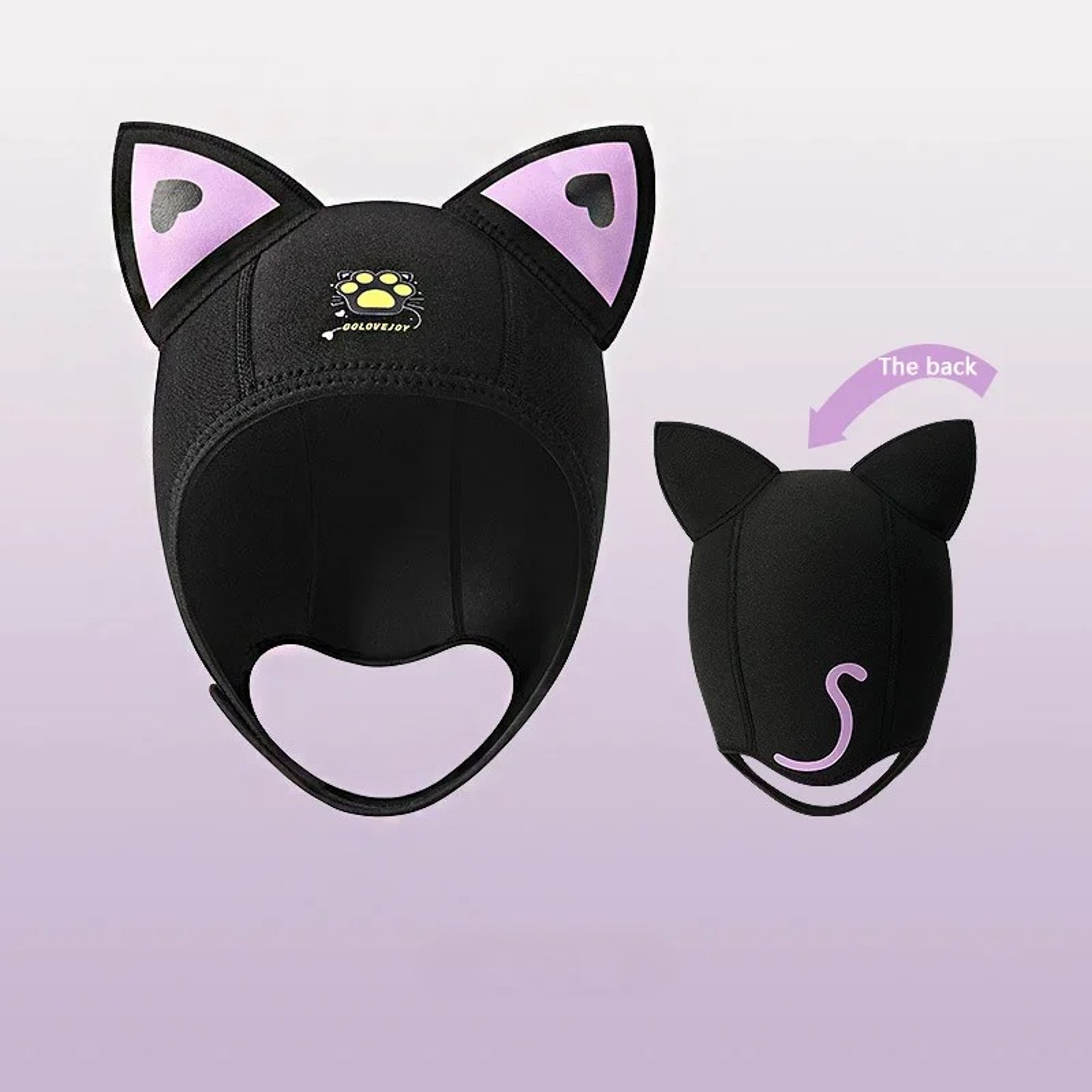 Cat Ears Diving Hood 3mm Neoprene Wetsuit Hood for Surfing and Snorkeling – view 8