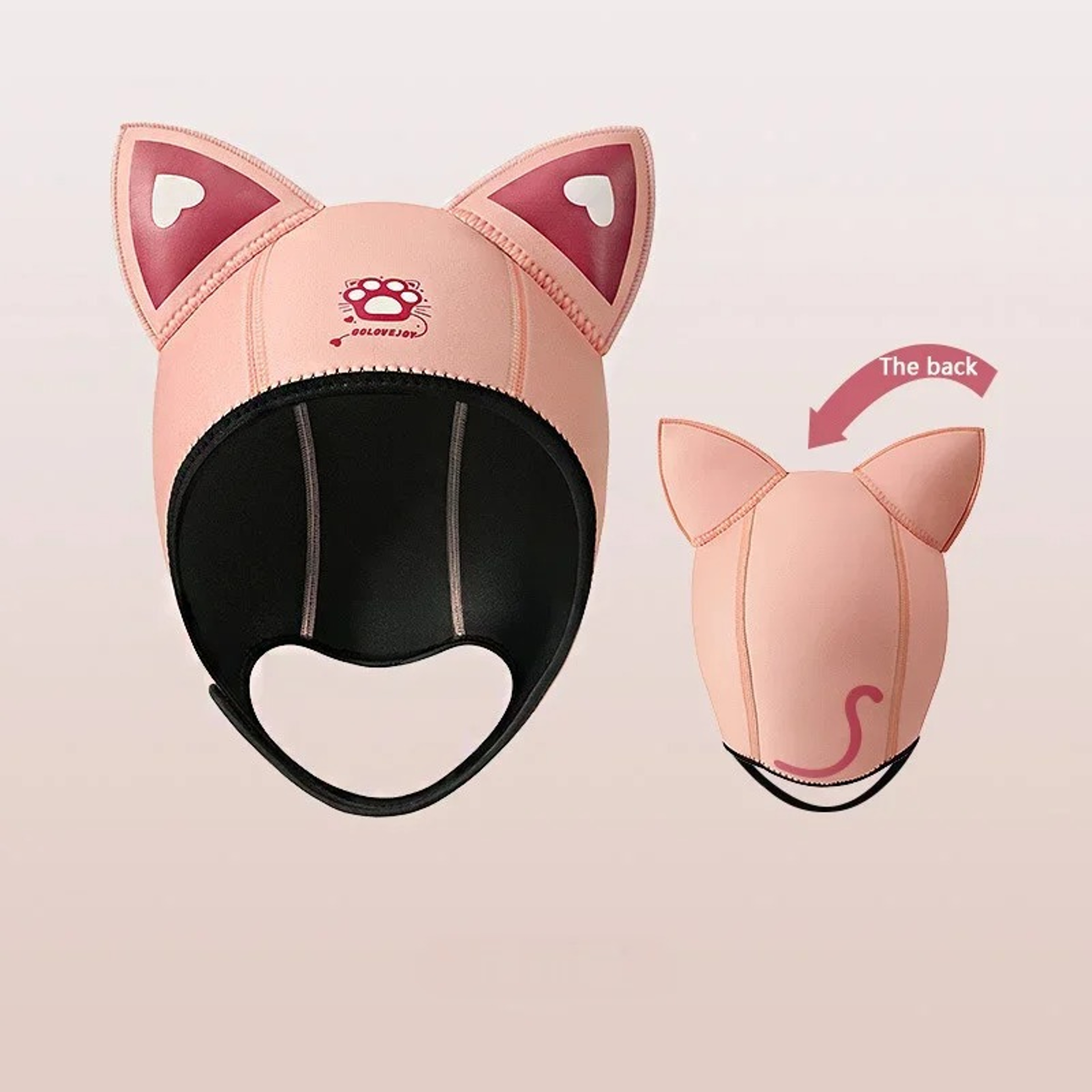 Cat Ears Diving Hood 3mm Neoprene Wetsuit Hood for Surfing and Snorkeling – view 10