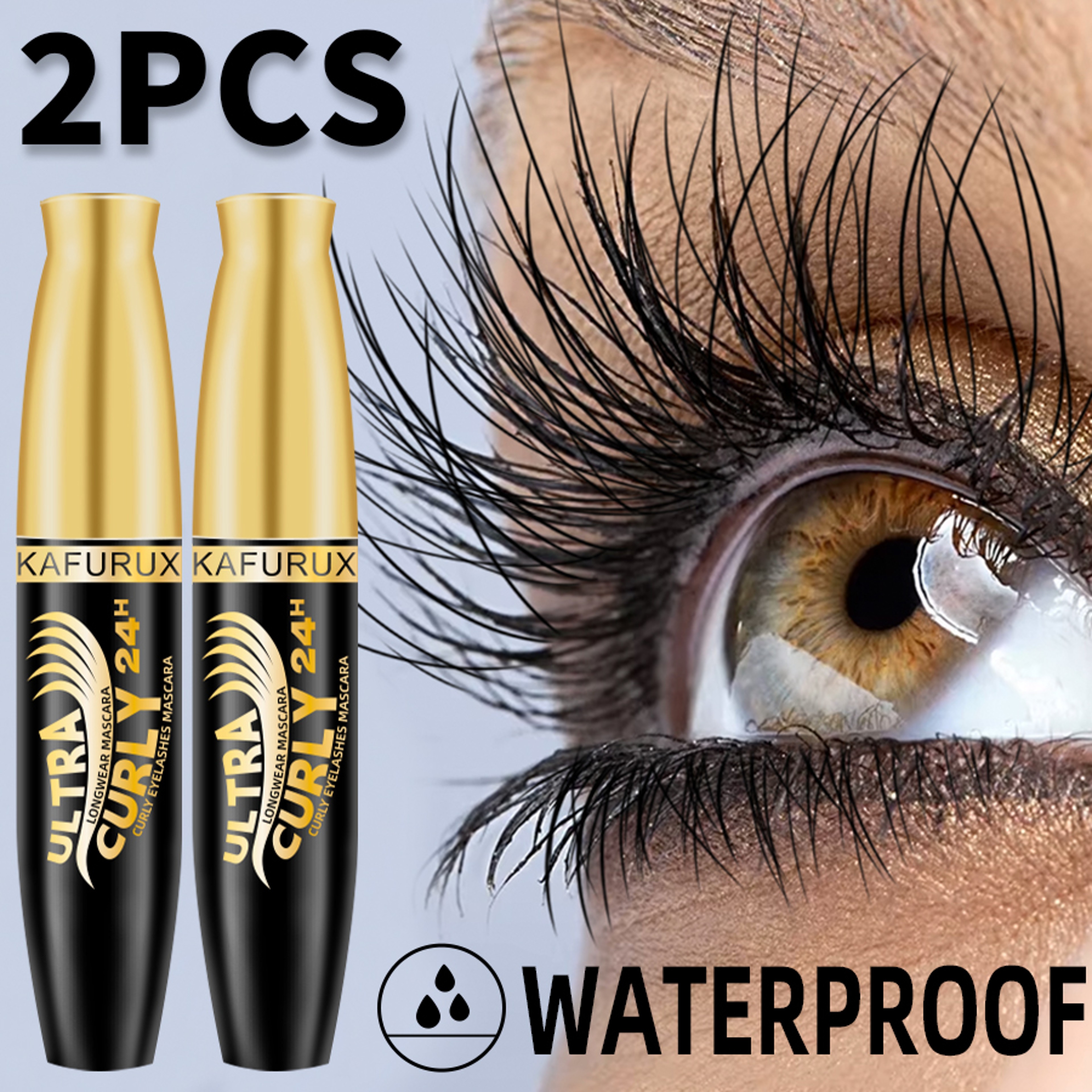 Black Lengthening Mascara Set Waterproof Curling and Volumizing – view 2