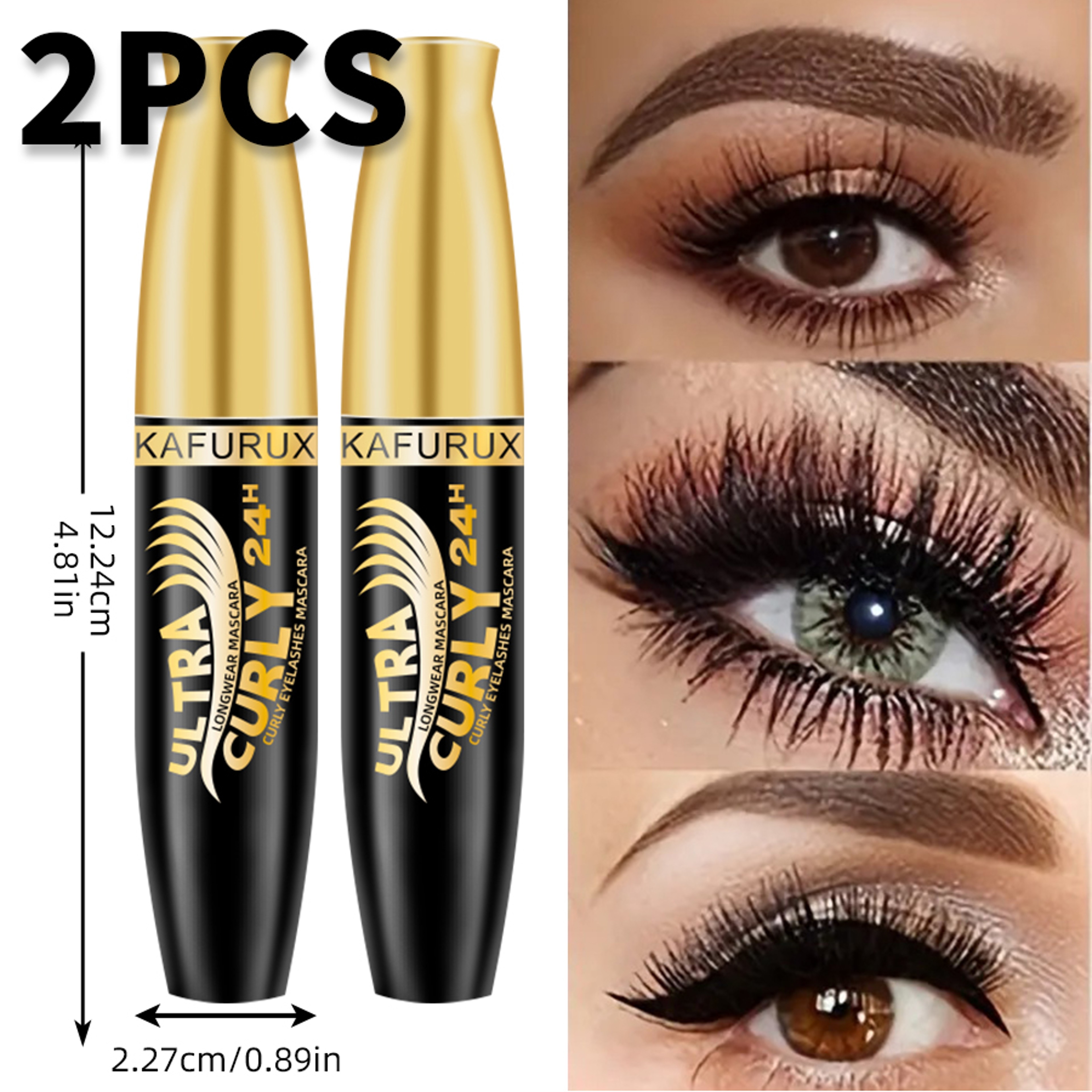 Black Lengthening Mascara Set Waterproof Curling and Volumizing – view 7