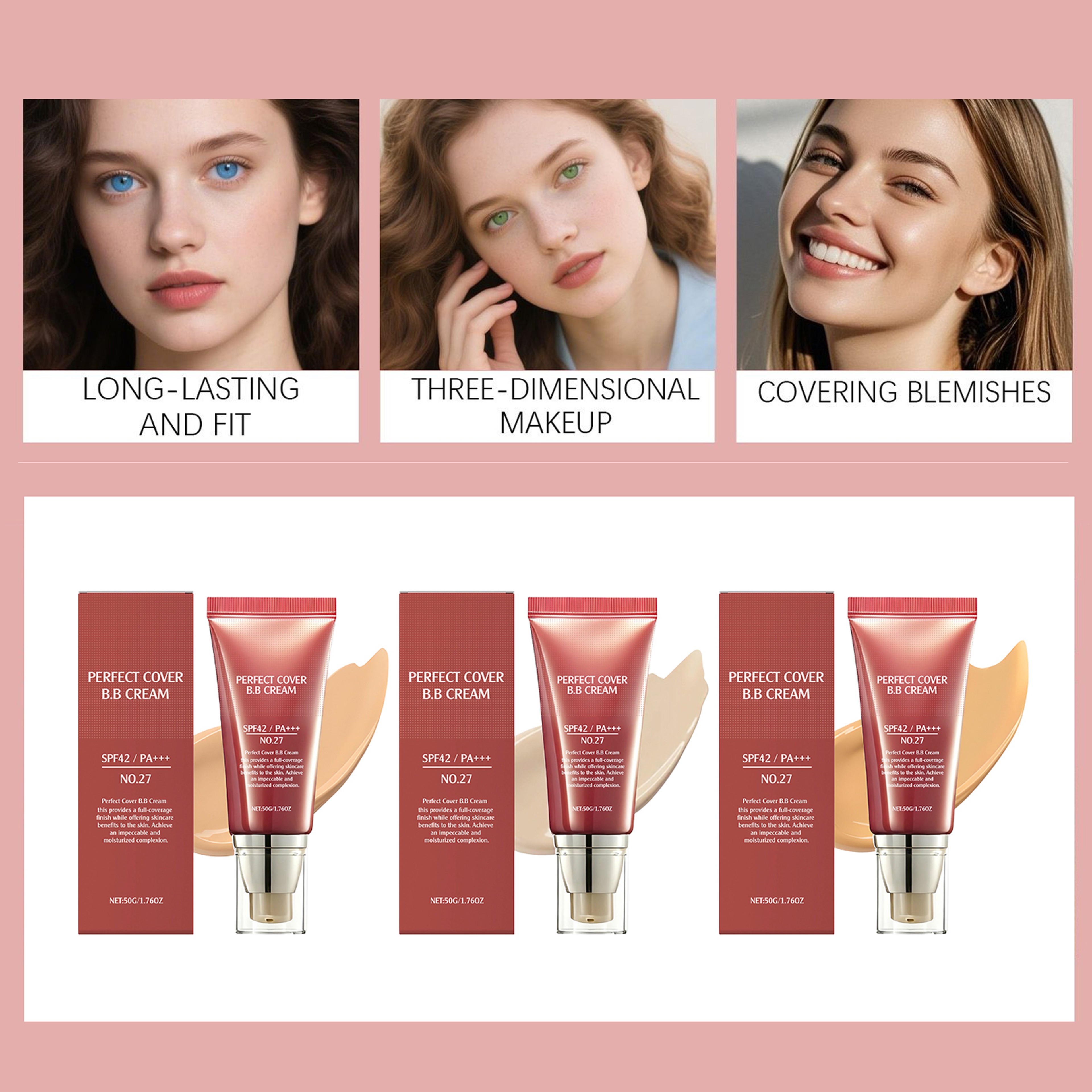 Perfect Cover BB Cream Lightweight Hydrating Concealer And Complexion Brightener 2