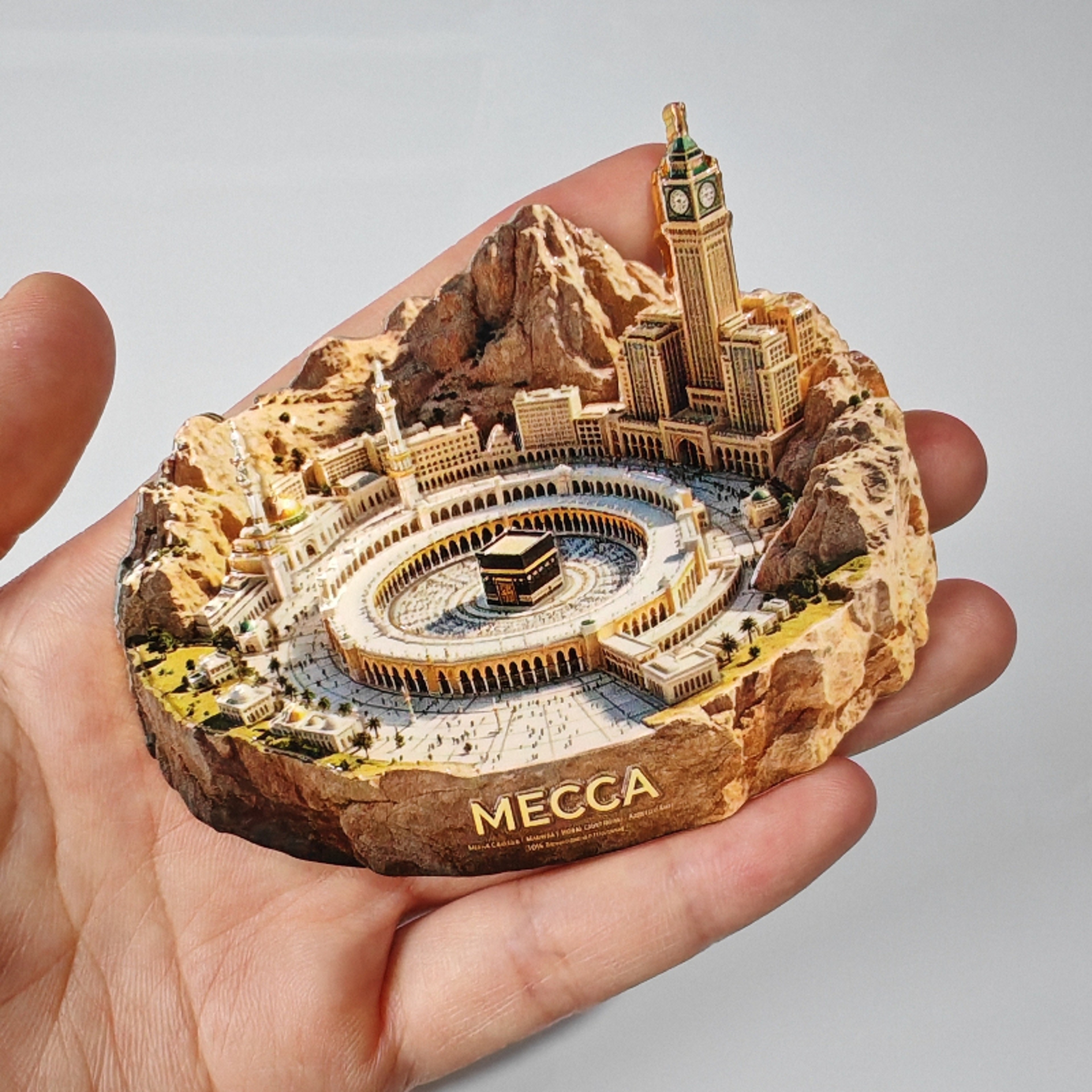 Mecca Kaaba Fridge Magnet Masjid al-Haram Travel Souvenir – view 2