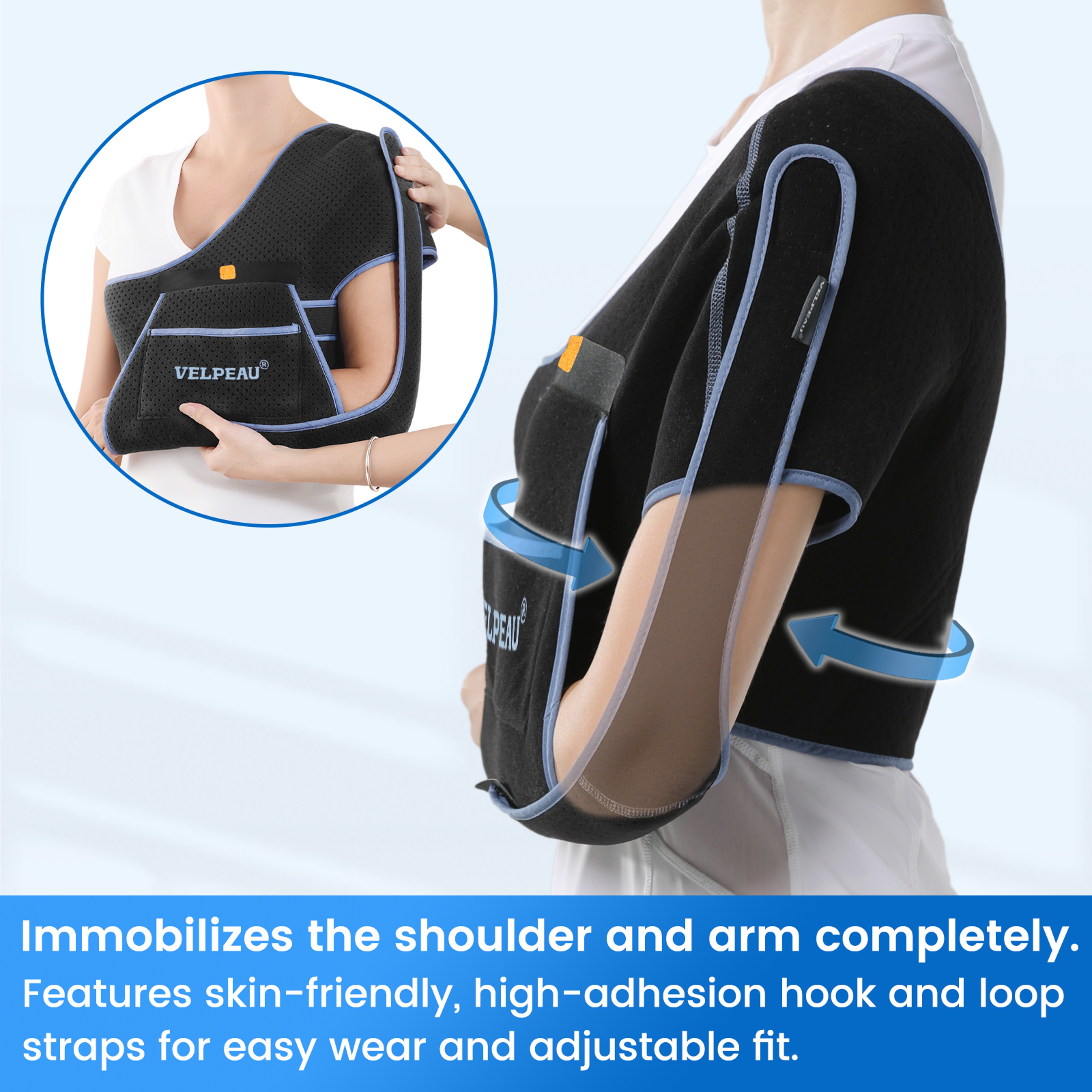Adjustable Breathable Shoulder Sling For Arm Support And Immobilization 3