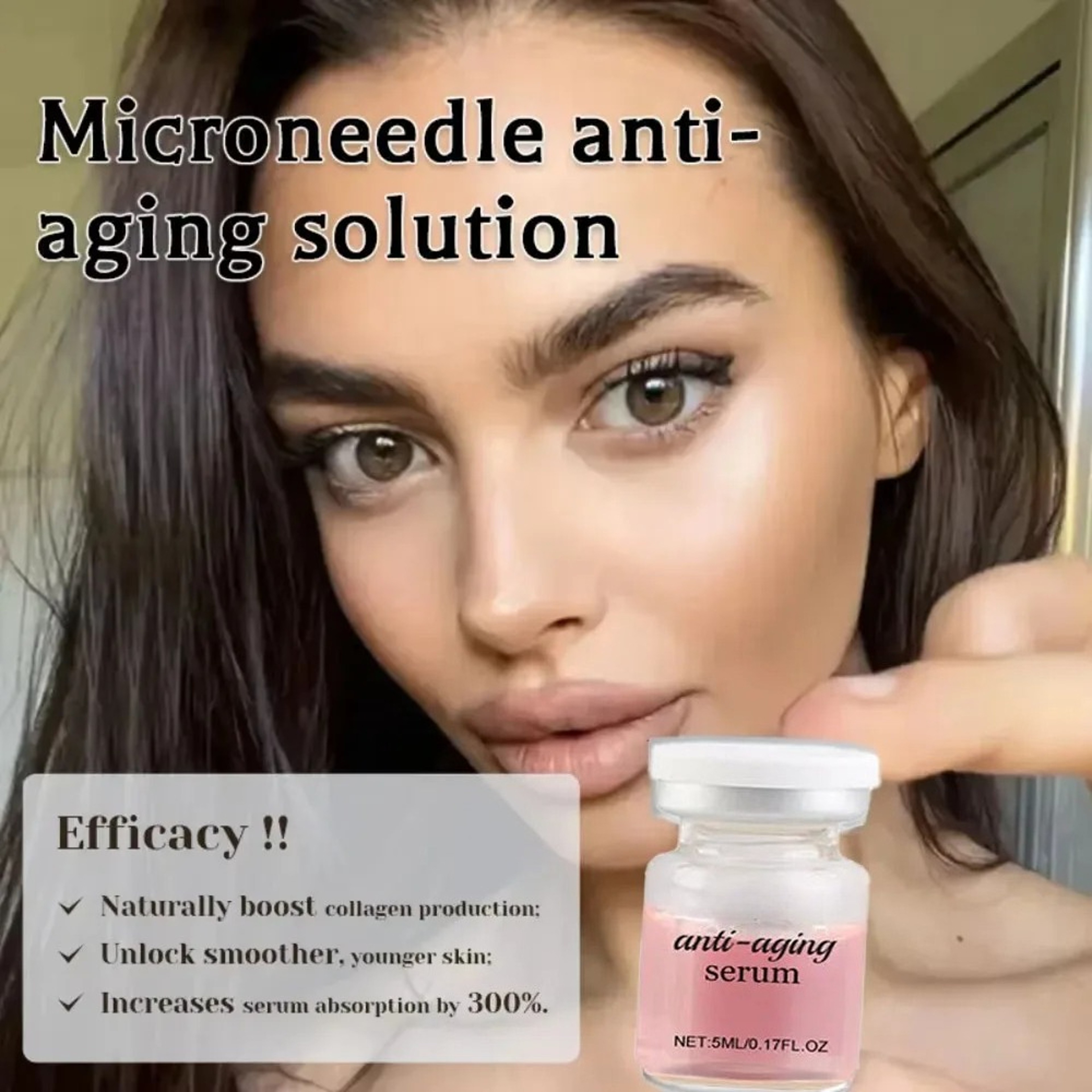 Microneedle Skin Care Set with two Tools and six Moisturizing Face Serums – view 2
