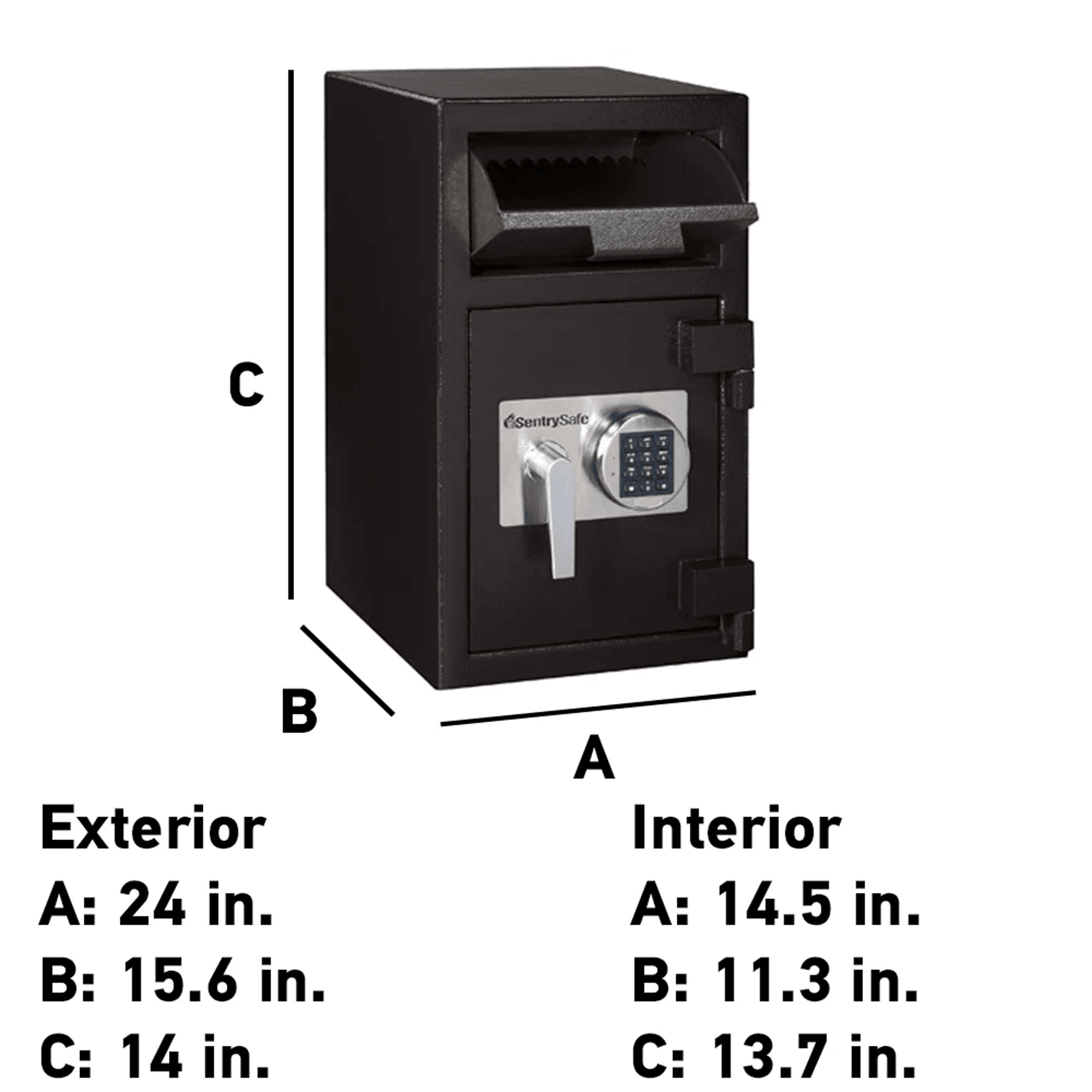 Depository Safe With Digital Lock And Anti Fish Drop Box 5