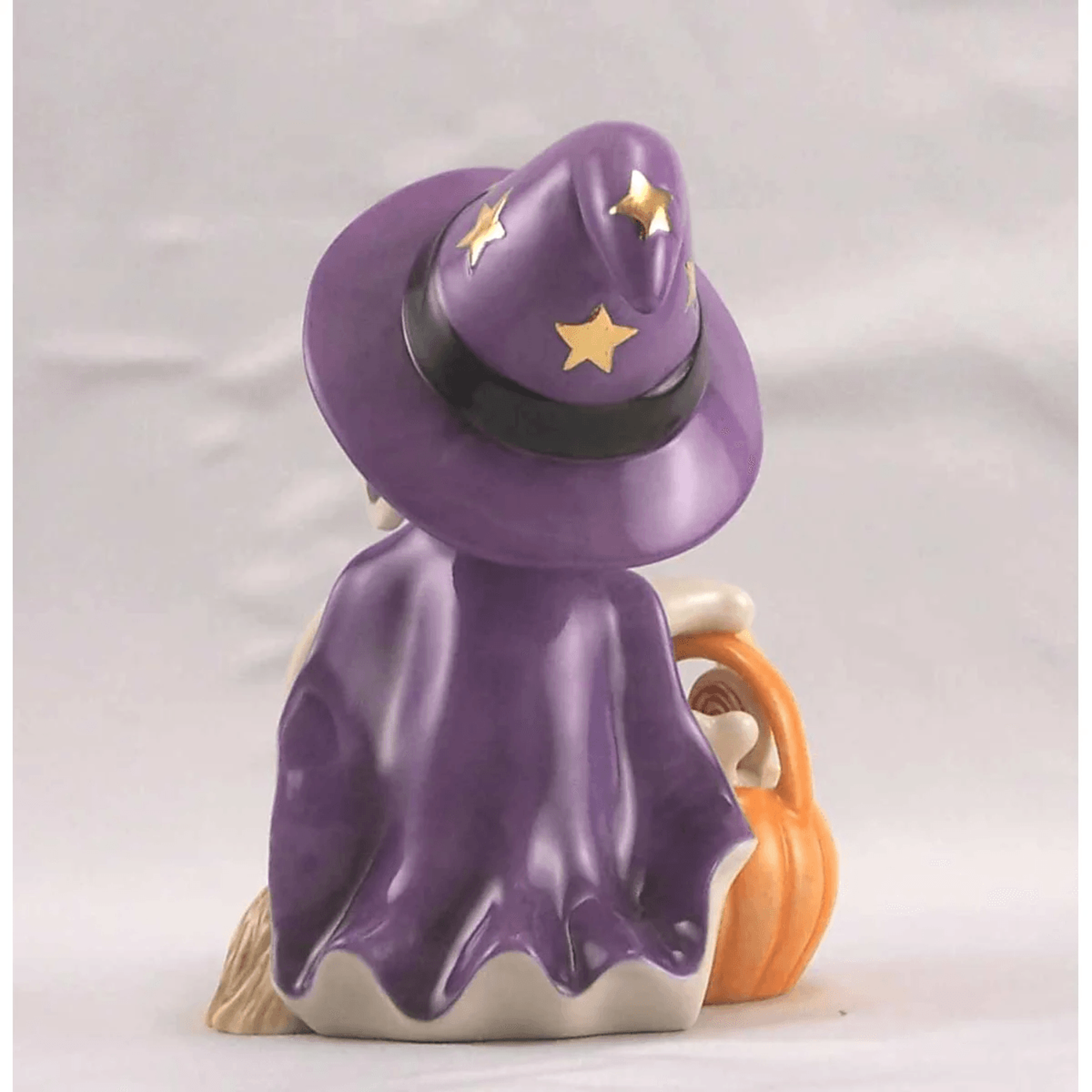 Snoopy And Woodstock Halloween Figurine With Gold Accents 1