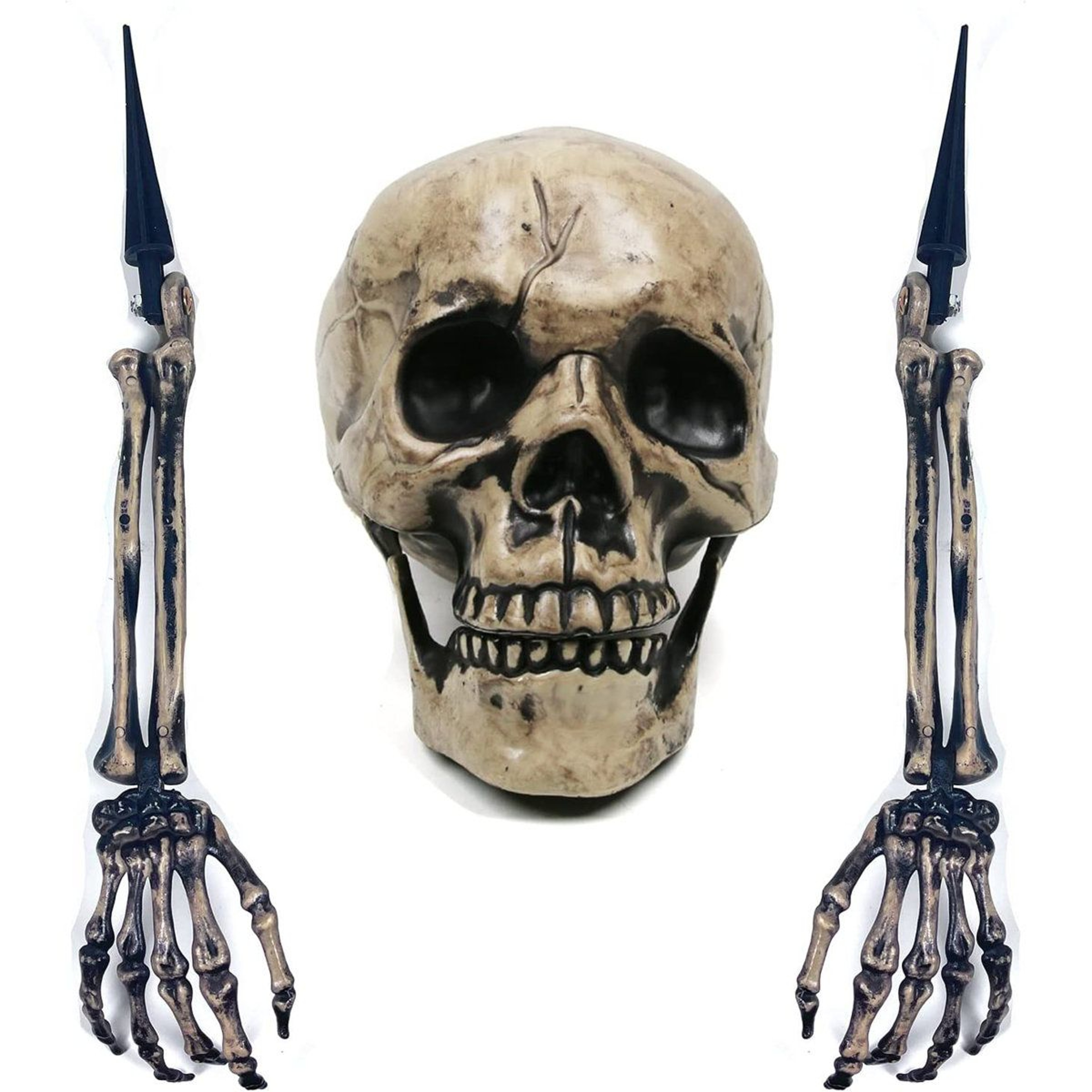 Halloween Skeleton Groundbreaker Yard Stakes For Outdoor Graveyard Decor 4