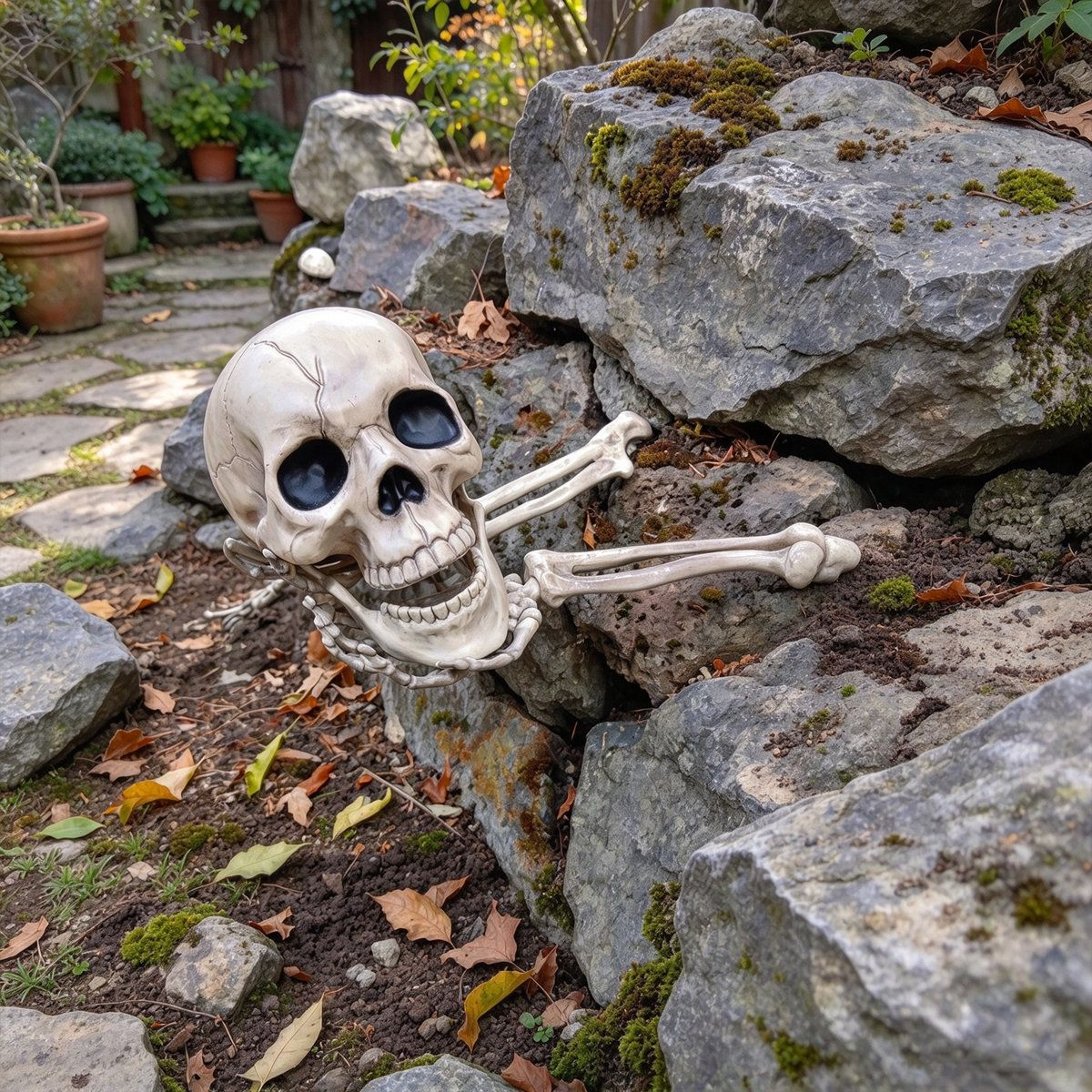 Halloween Skeleton Groundbreaker Yard Stakes For Outdoor Graveyard Decor 5