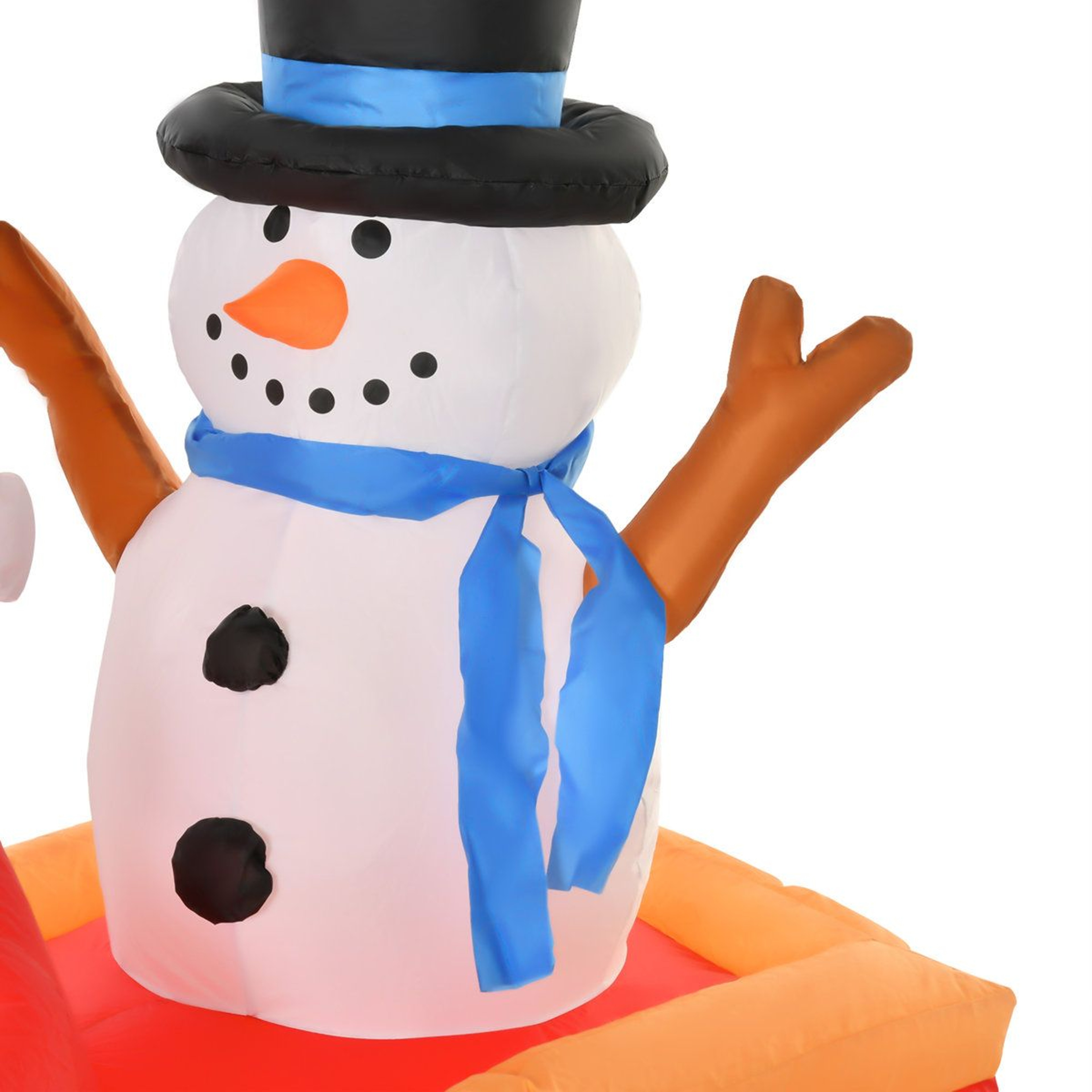 Inflatable Santa Claus Christmas Outdoor Decoration With LED Lights 9