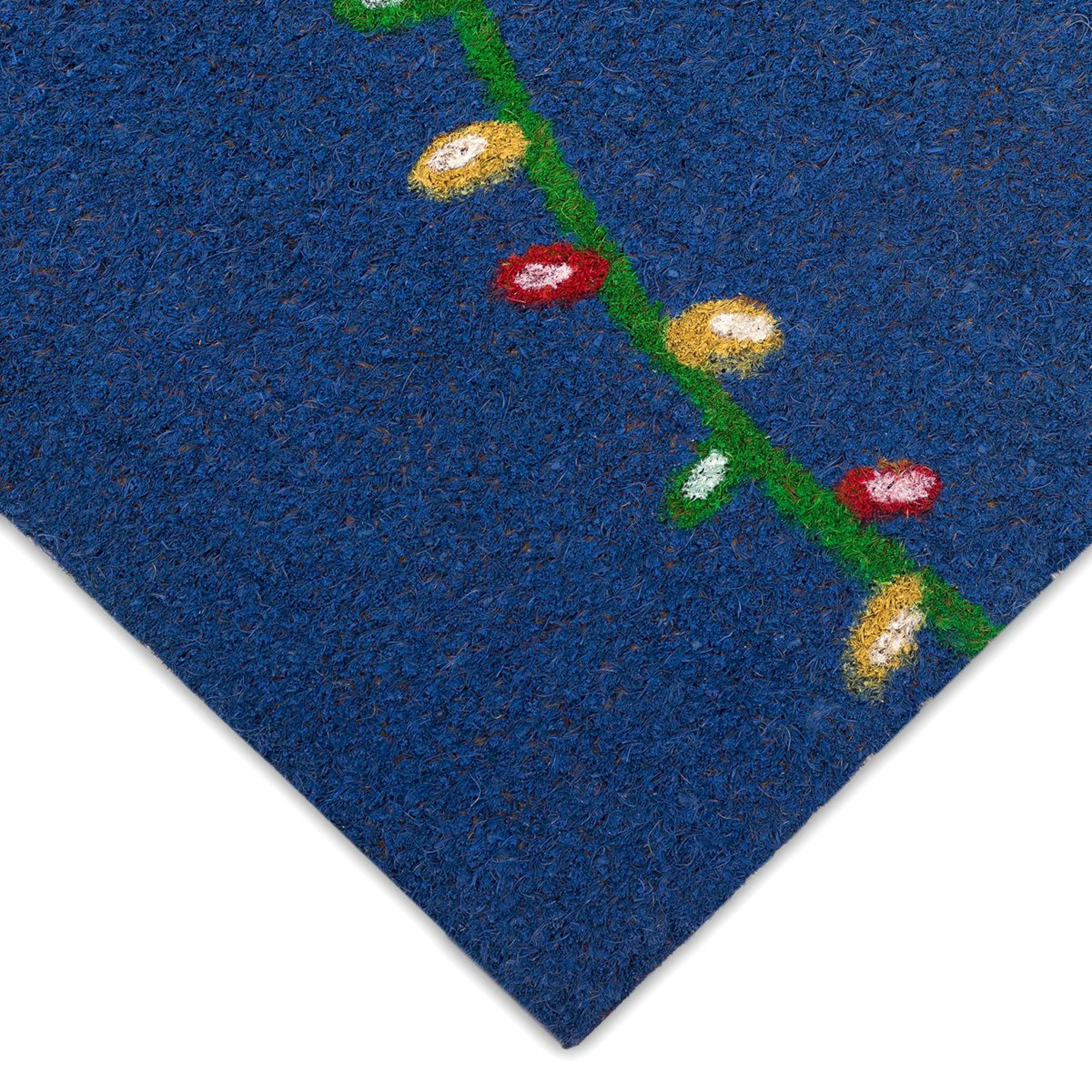 Non Slip Christmas Doormat With Snowman Design And Coir Fibers 7
