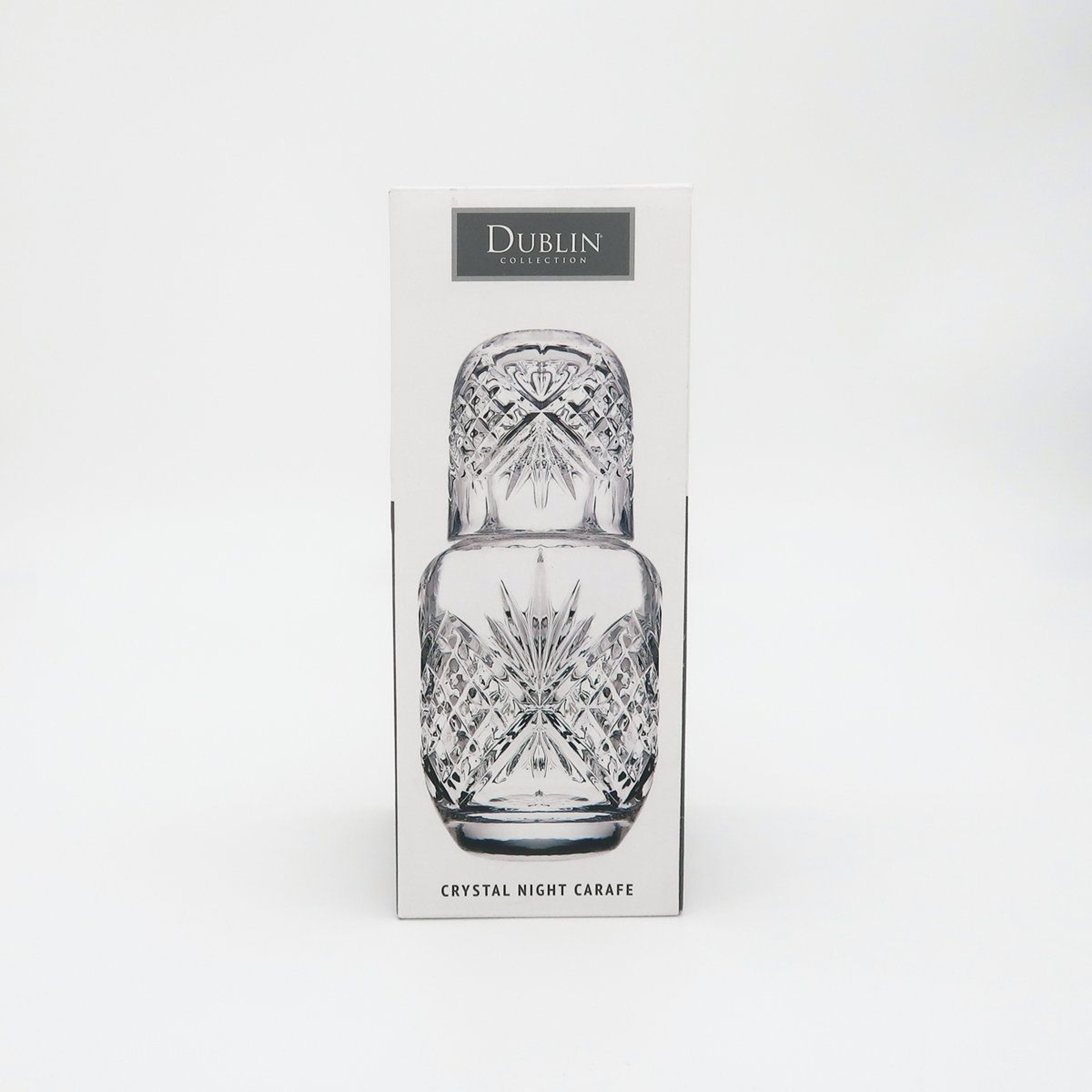 Crystal Bedside Water Carafe With Elegant Cut Glass Design 1