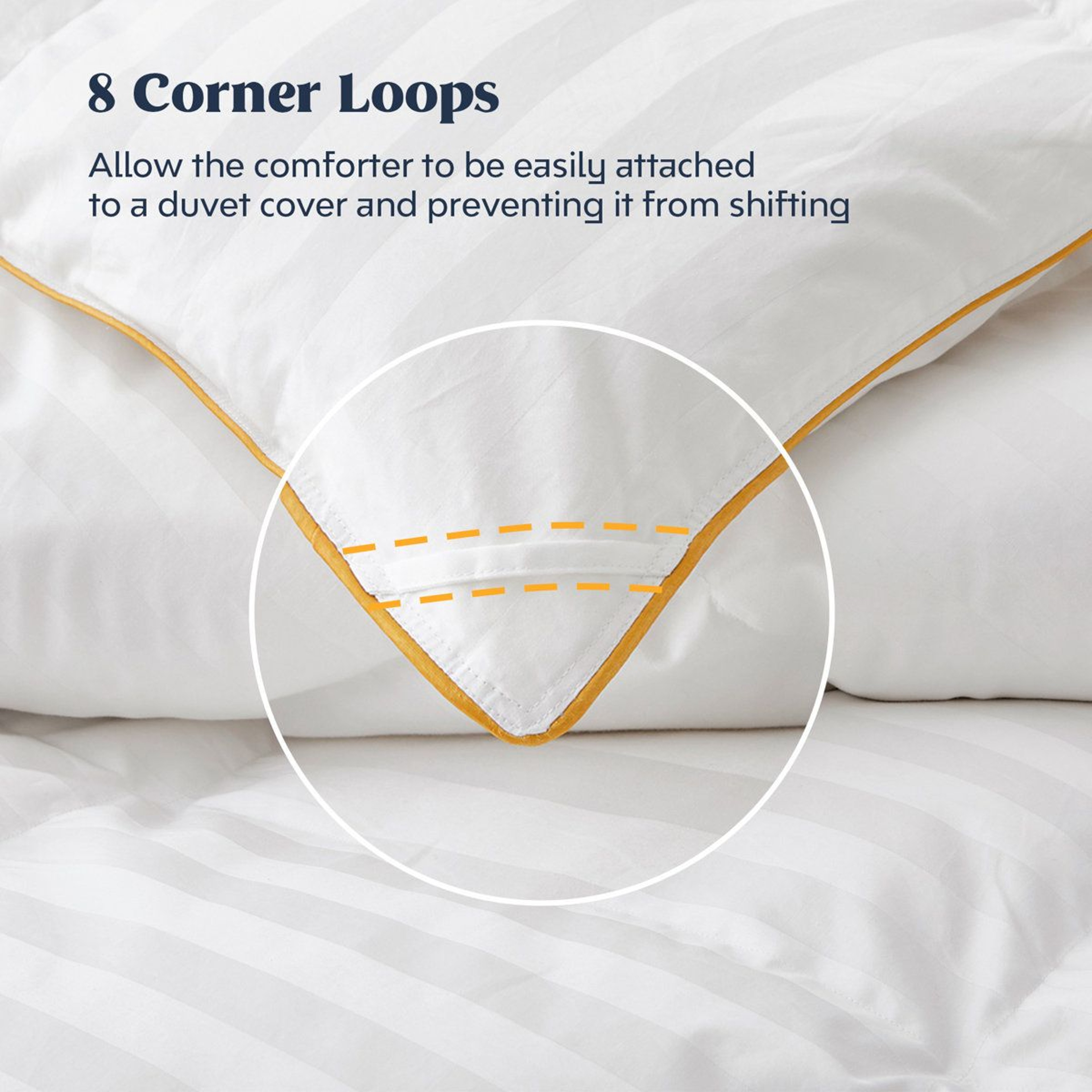 King Size Goose Feather And Down Comforter All Season Duvet Insert 3