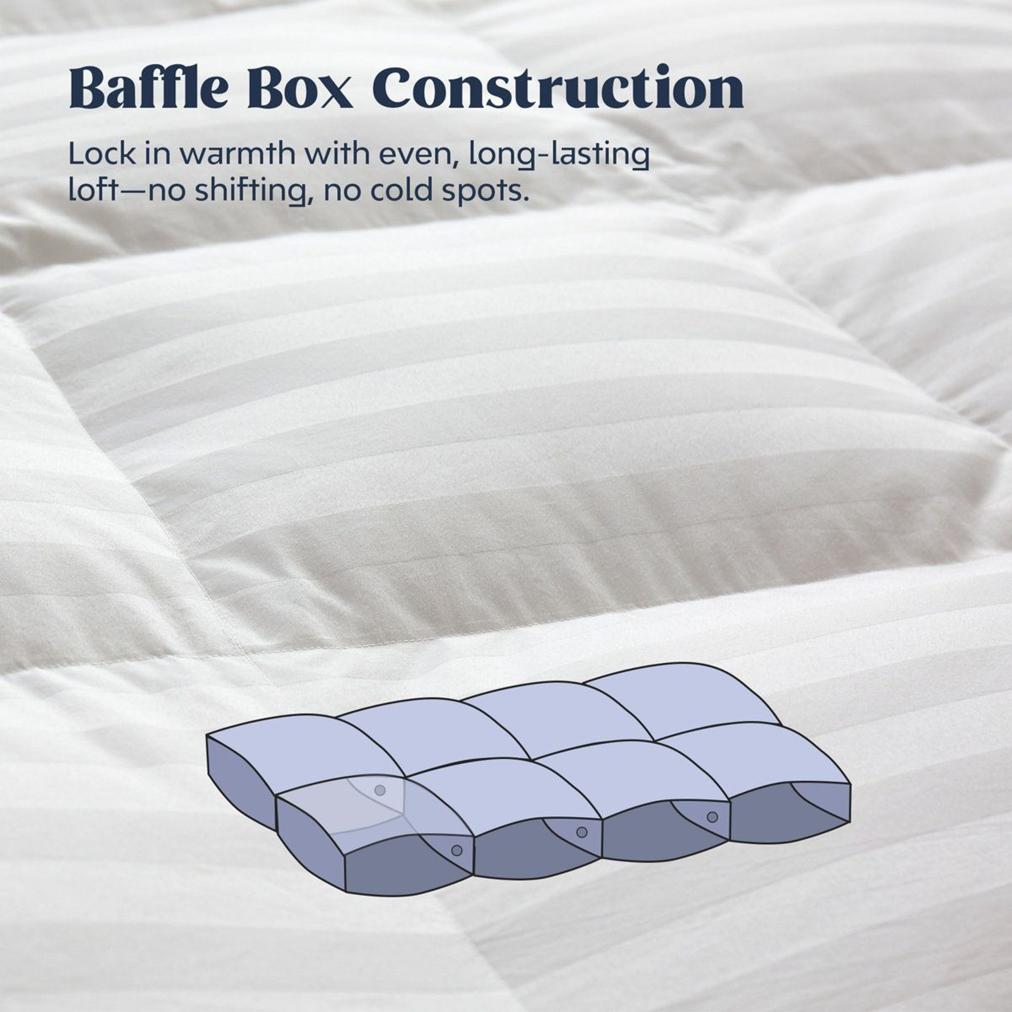King Size Goose Feather And Down Comforter All Season Duvet Insert 4