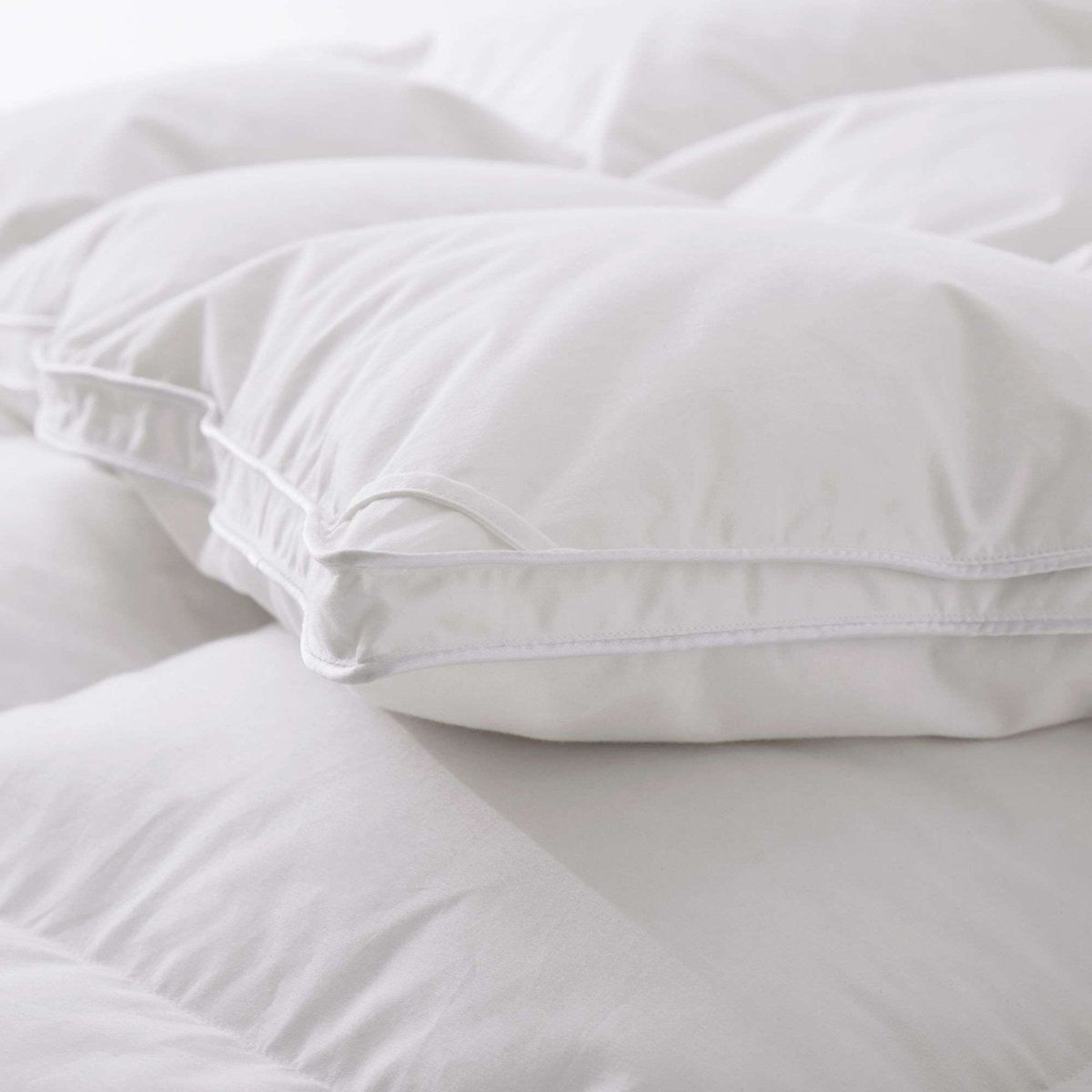 King Size Goose Down Comforter 800 Fill Power Winter Weight Cotton Cover 6