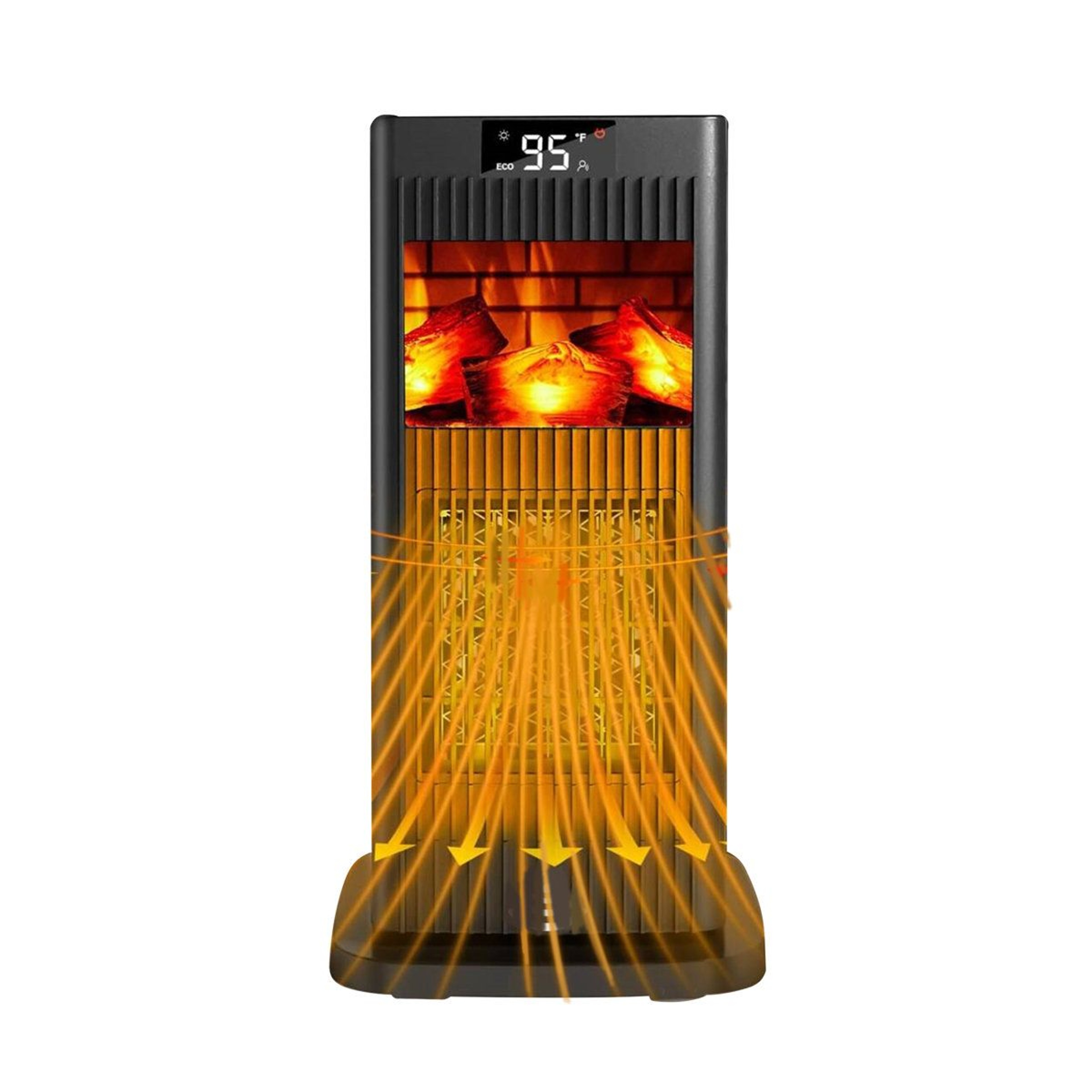 Smart Space Heater With 3D Flame Effect And Infrared Motion Sensor 0