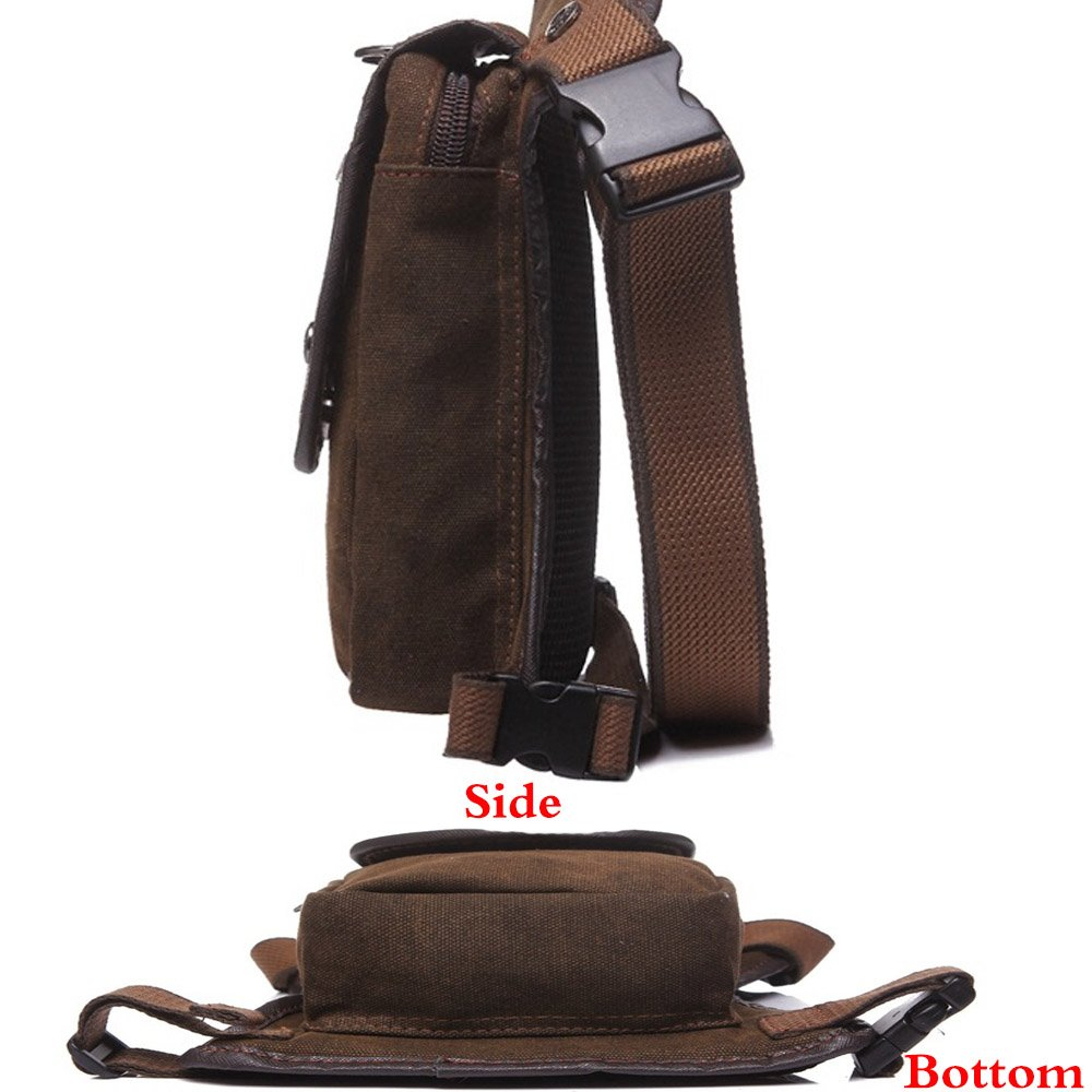 Tactical Canvas Drop Leg Bag Multi Pocket Motorcycle Leg Bag For Travel Hiking And Cycling 3