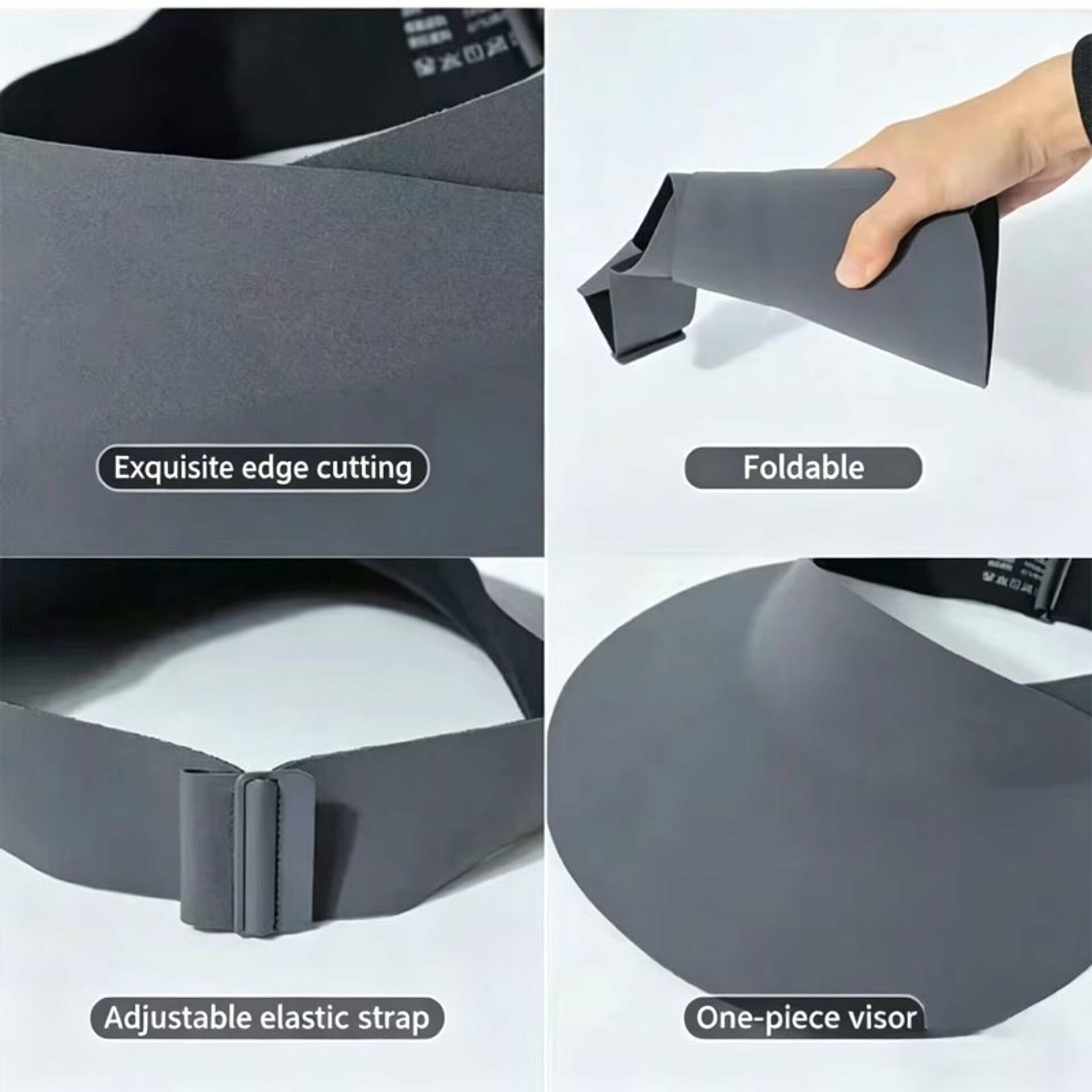 Womens Wide Brim Sun Hat With Ponytail Opening  UV Protection Visor For Outdoor Travel 8