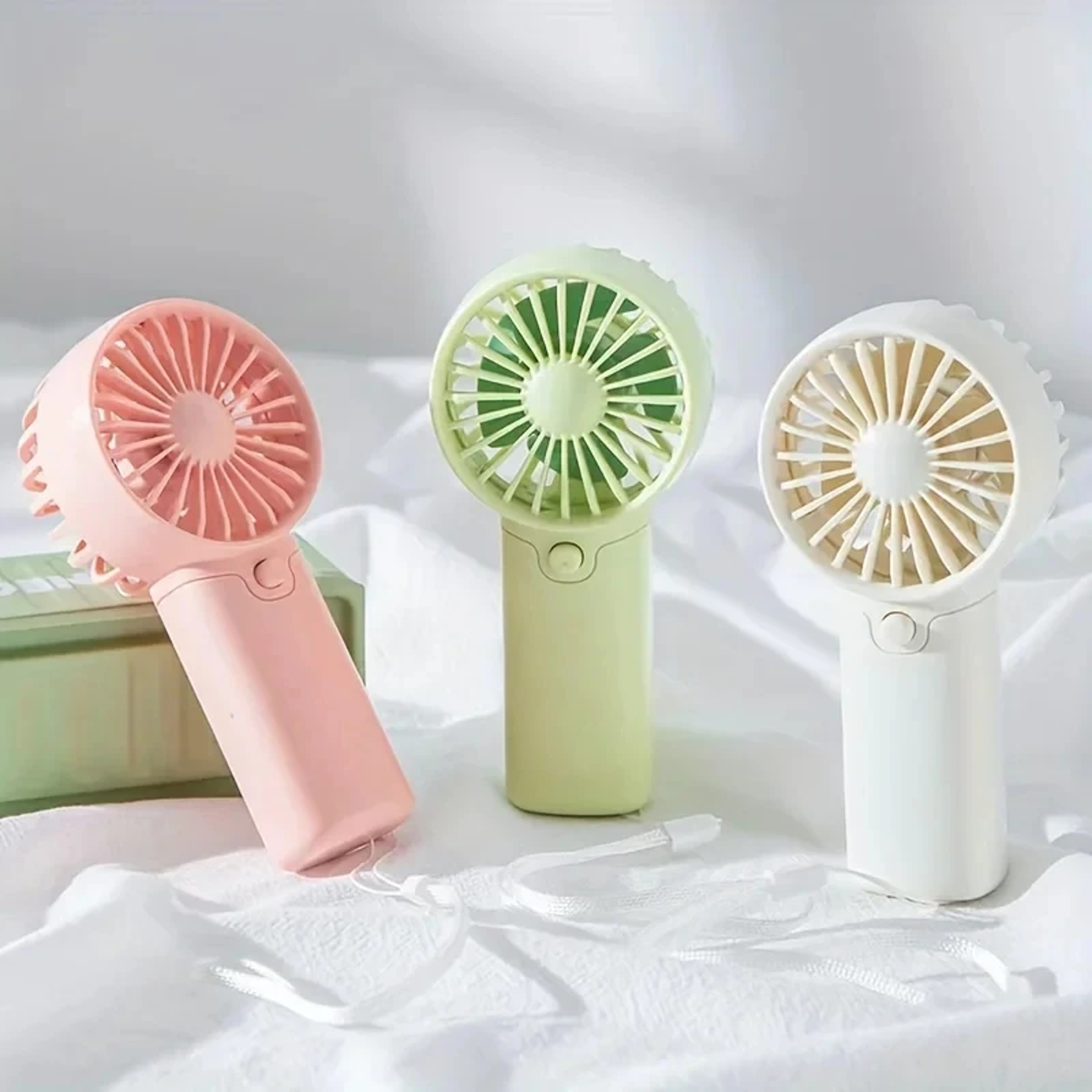 Portable Mini Fan Rechargeable Handheld Fan For Travel And Everyday Cooling 0