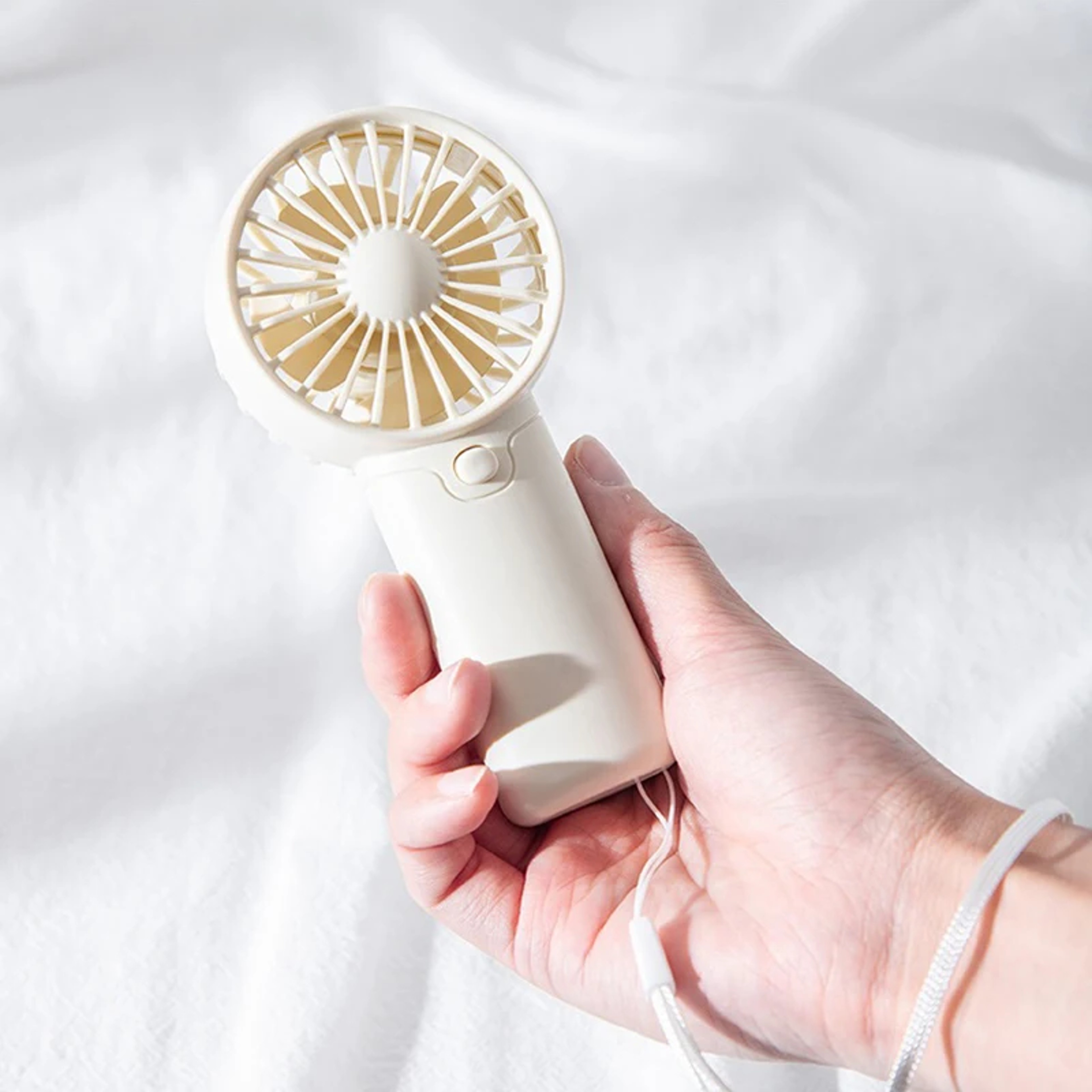 Portable Mini Fan Rechargeable Handheld Fan For Travel And Everyday Cooling 7