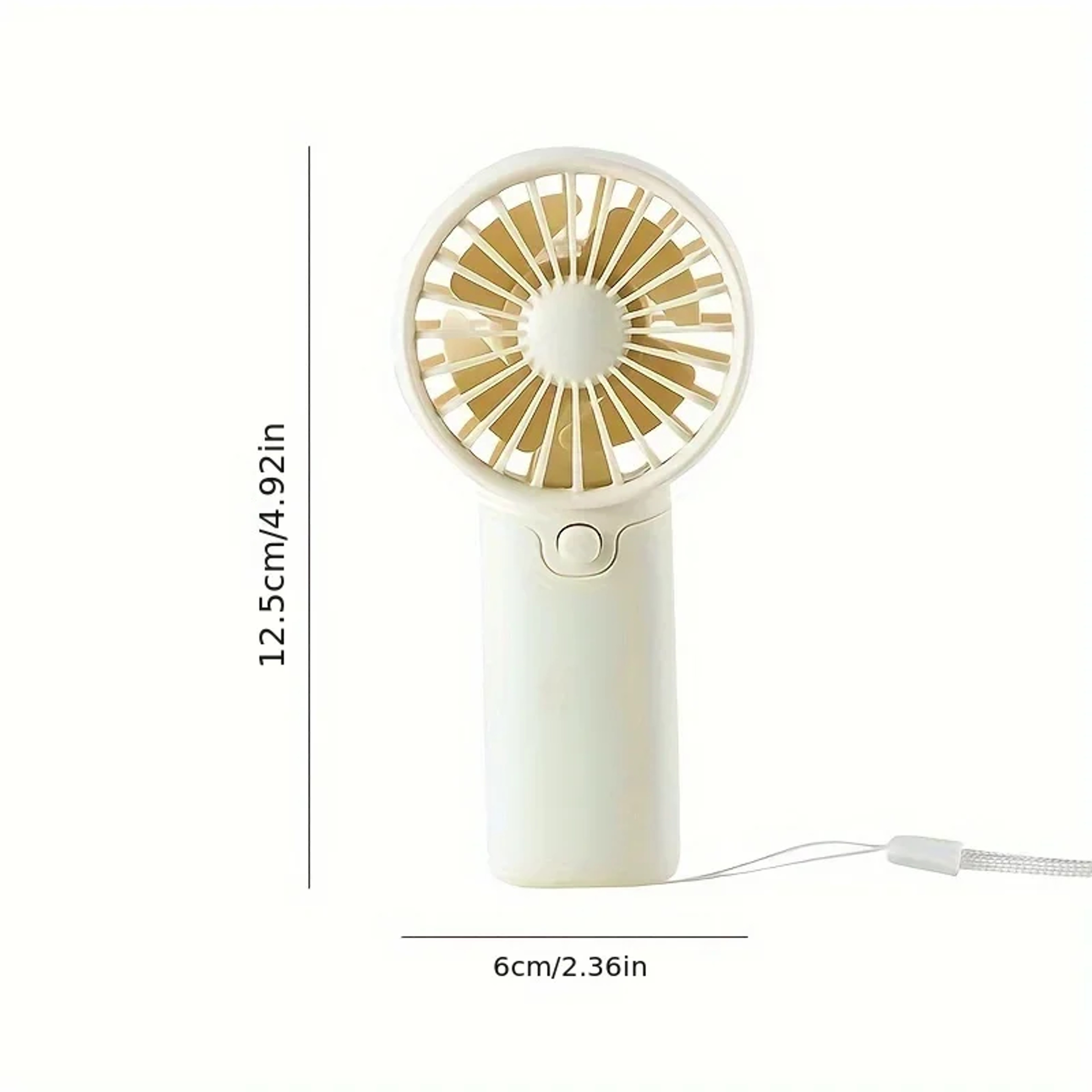 Portable Mini Fan Rechargeable Handheld Fan For Travel And Everyday Cooling 2
