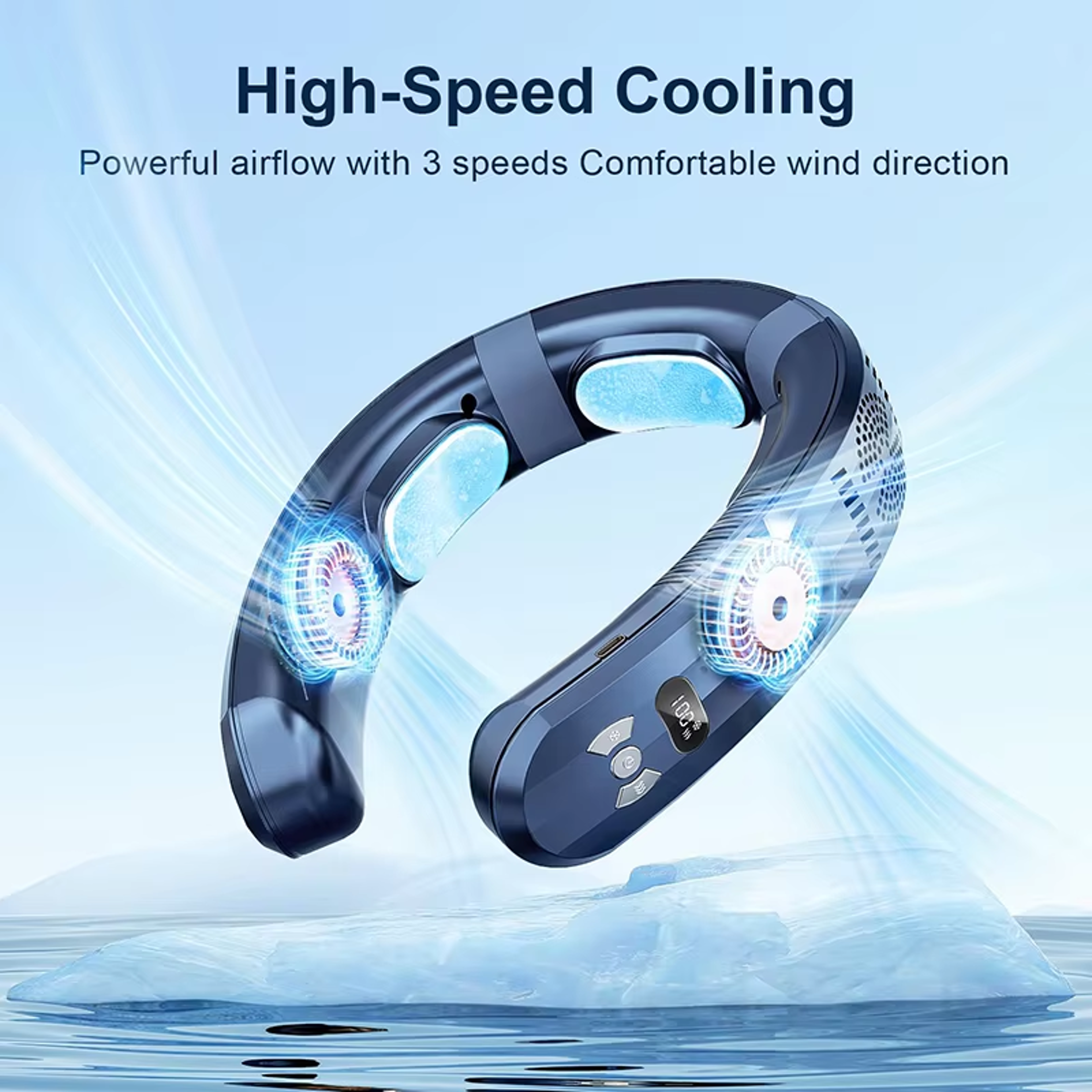 Arctic Breeze Wearable Neck Fan Portable Neck Air Conditioner 3