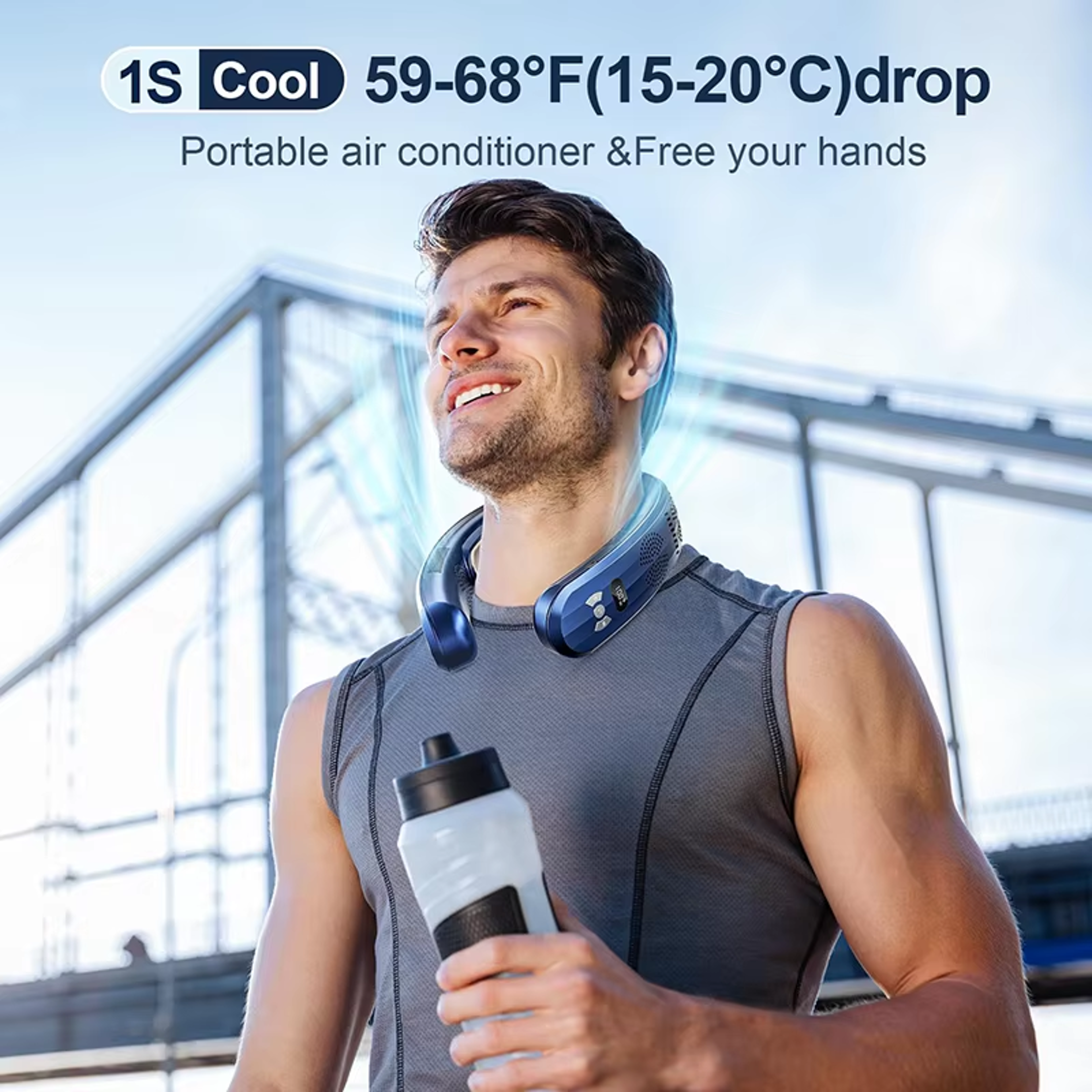Arctic Breeze Wearable Neck Fan Portable Neck Air Conditioner 5