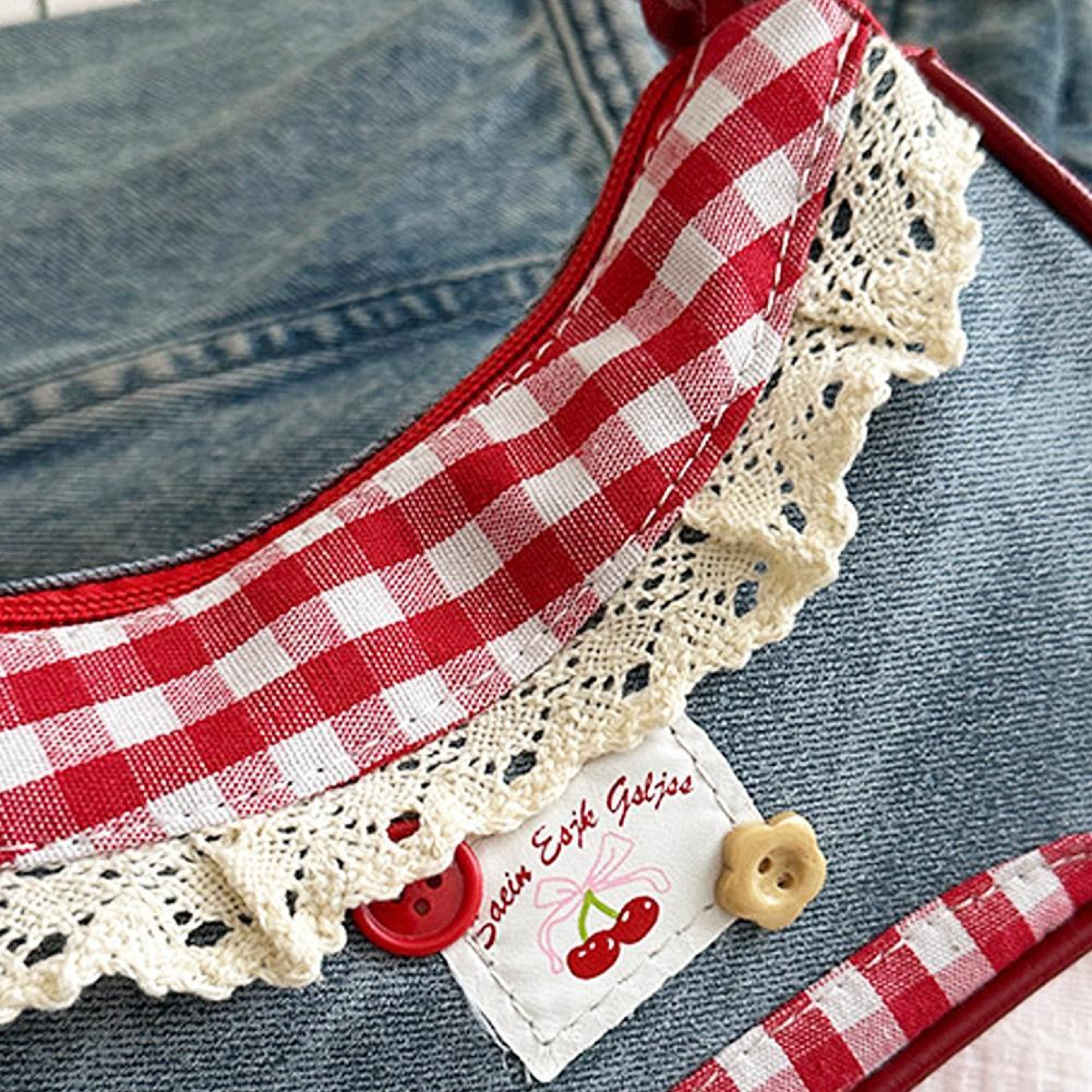 Korean Style Womens Shoulder Bag With Lace Ribbon Stretch Strap For Daily Commute 2