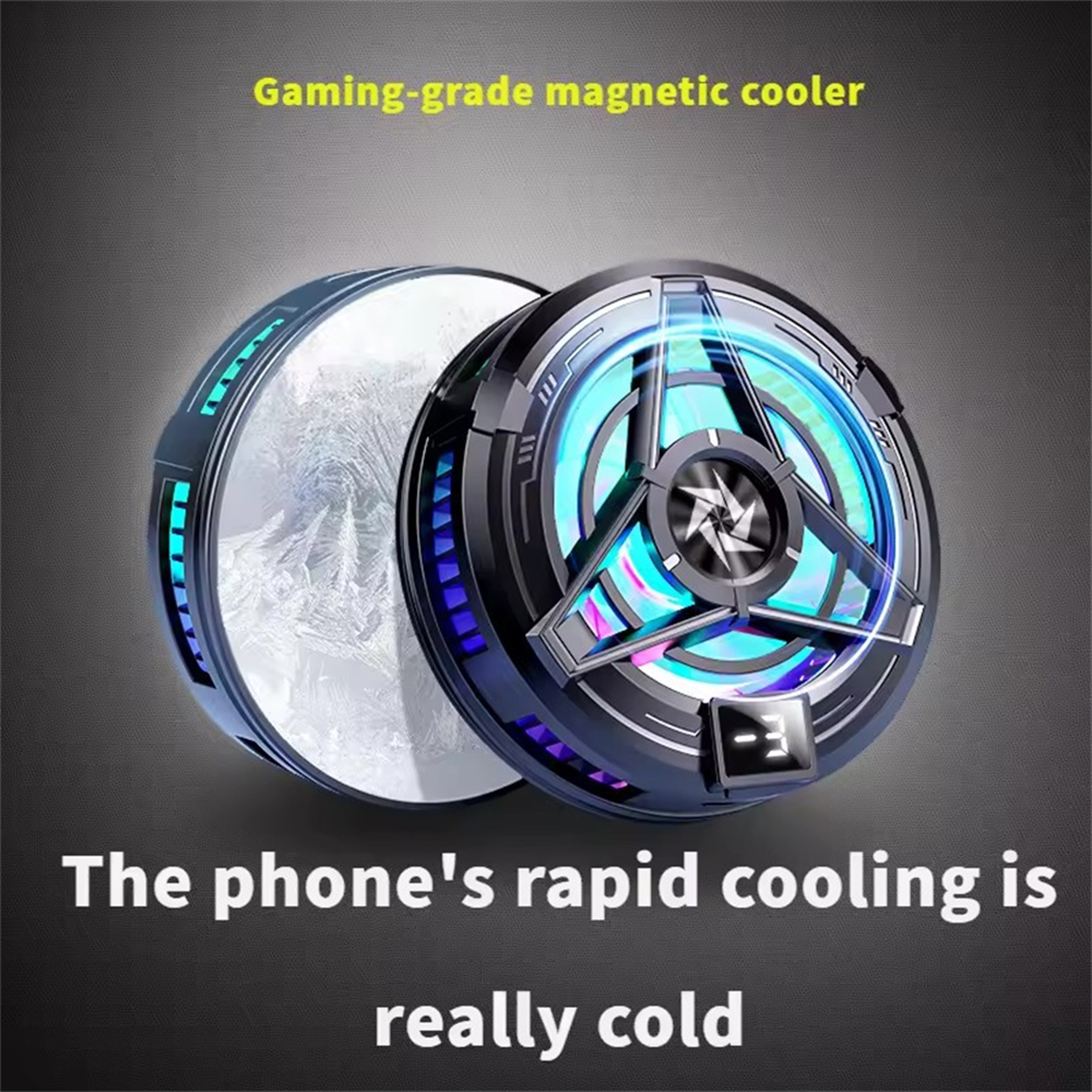 Magnetic Phone Cooler With Semiconductor Cooling Fan For Mobile Gaming 3