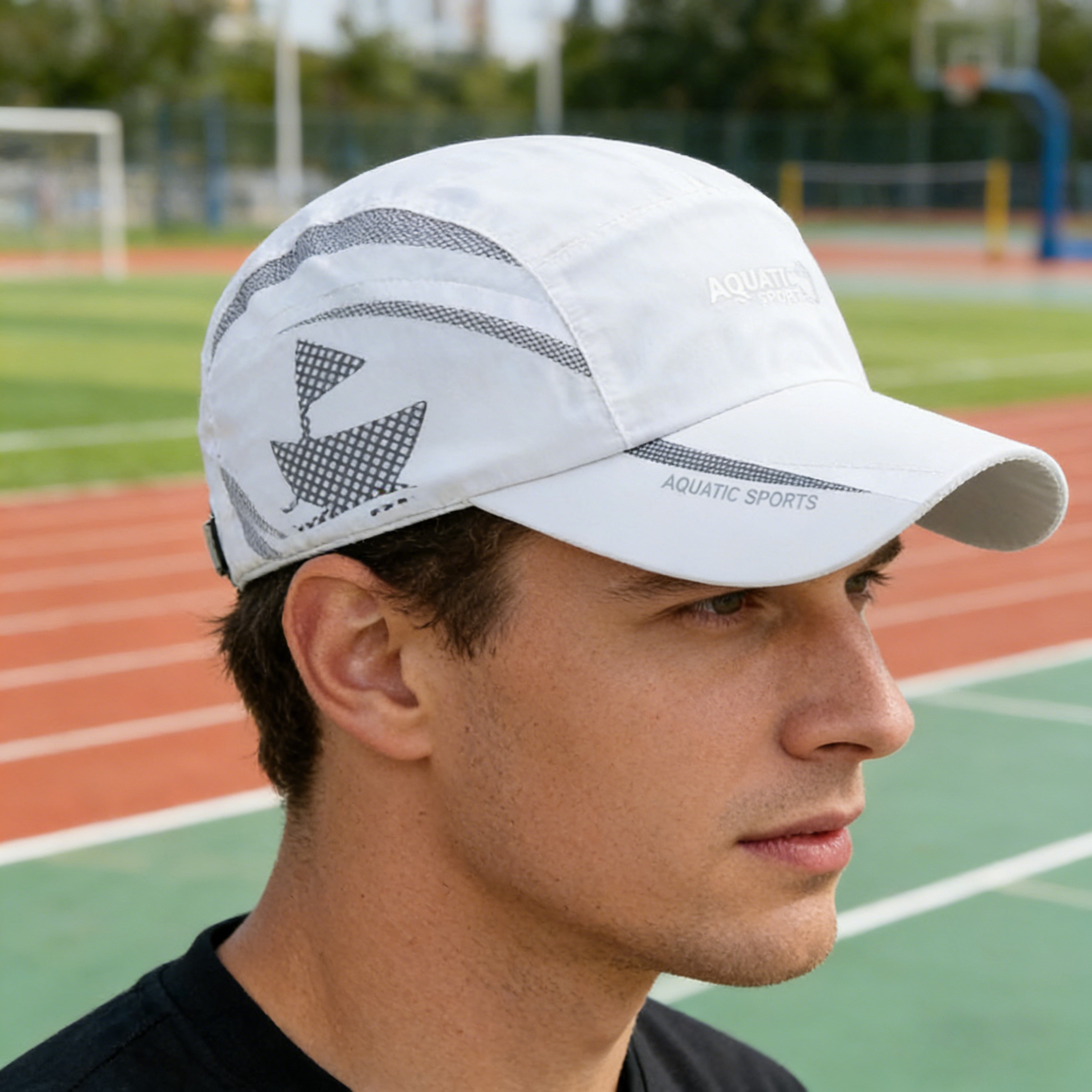 Quick Dry Baseball Cap Breathable Running Cap Adjustable Lightweight Sun Hat For Men  Women 4