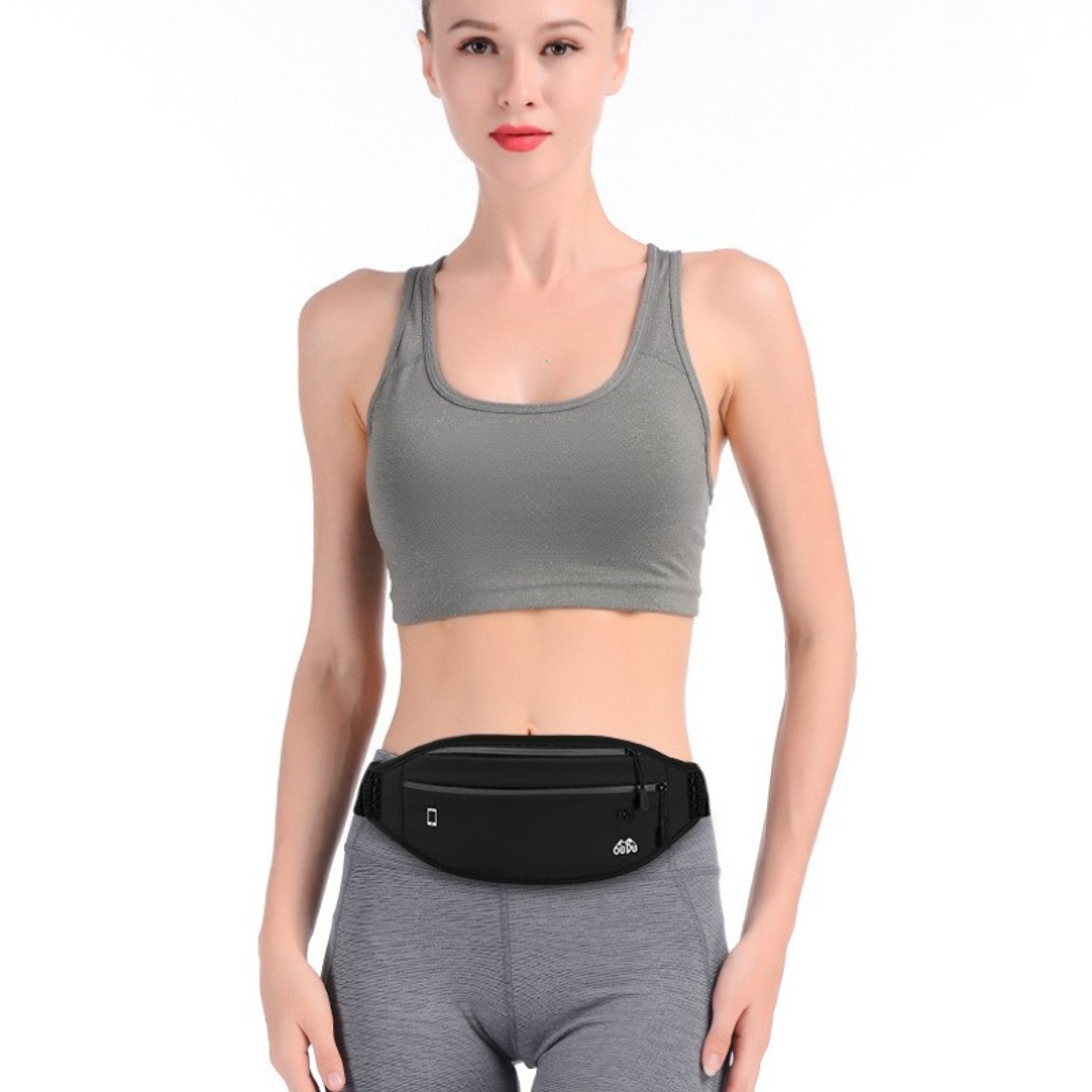Running Belt Waterproof Phone Waist Pack With Dual Zipper For Running Hiking  Travel 8