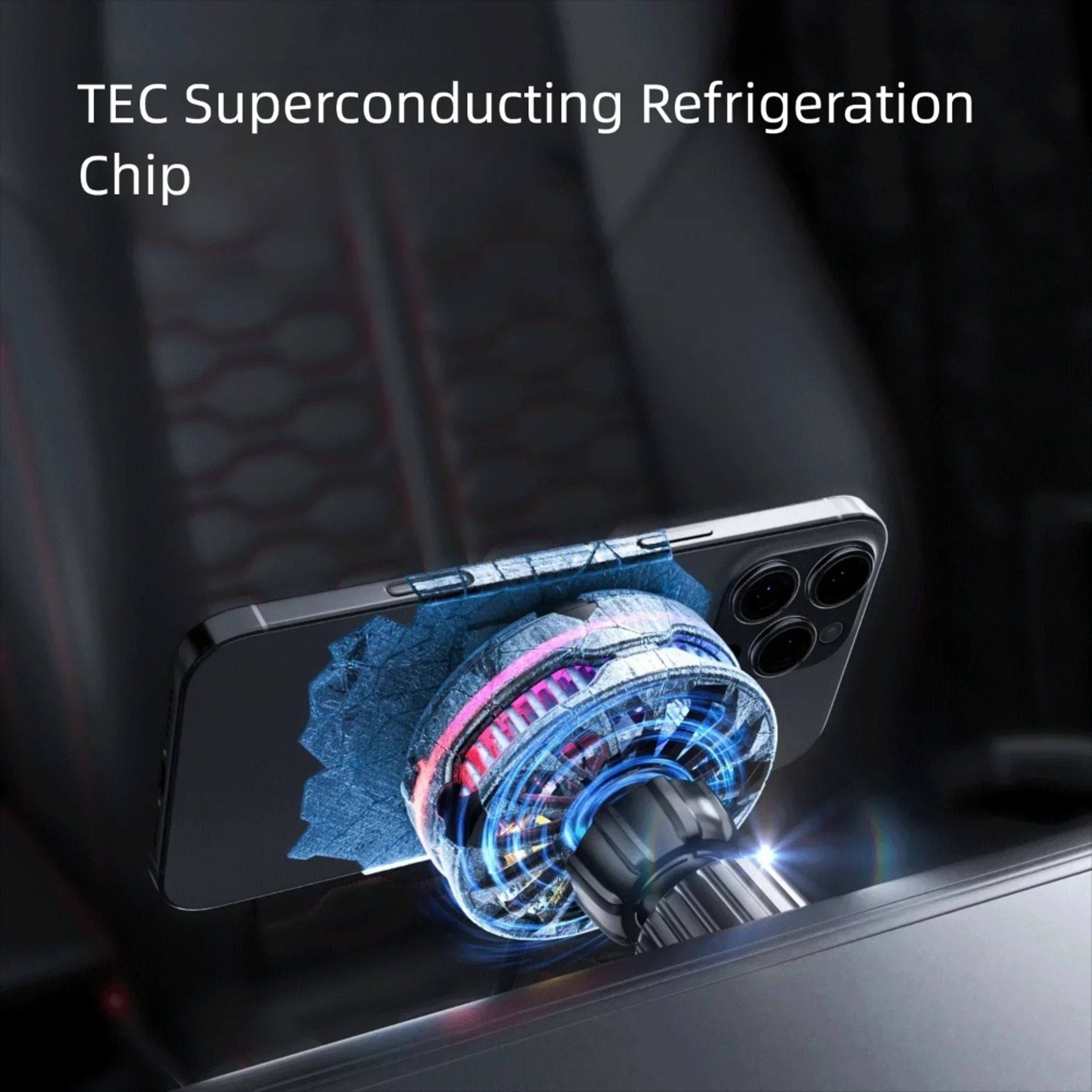 MagCool MagSafe Car Charger With TEC Cooling Magnetic Wireless Car Mount For IPhone  Samsung 2
