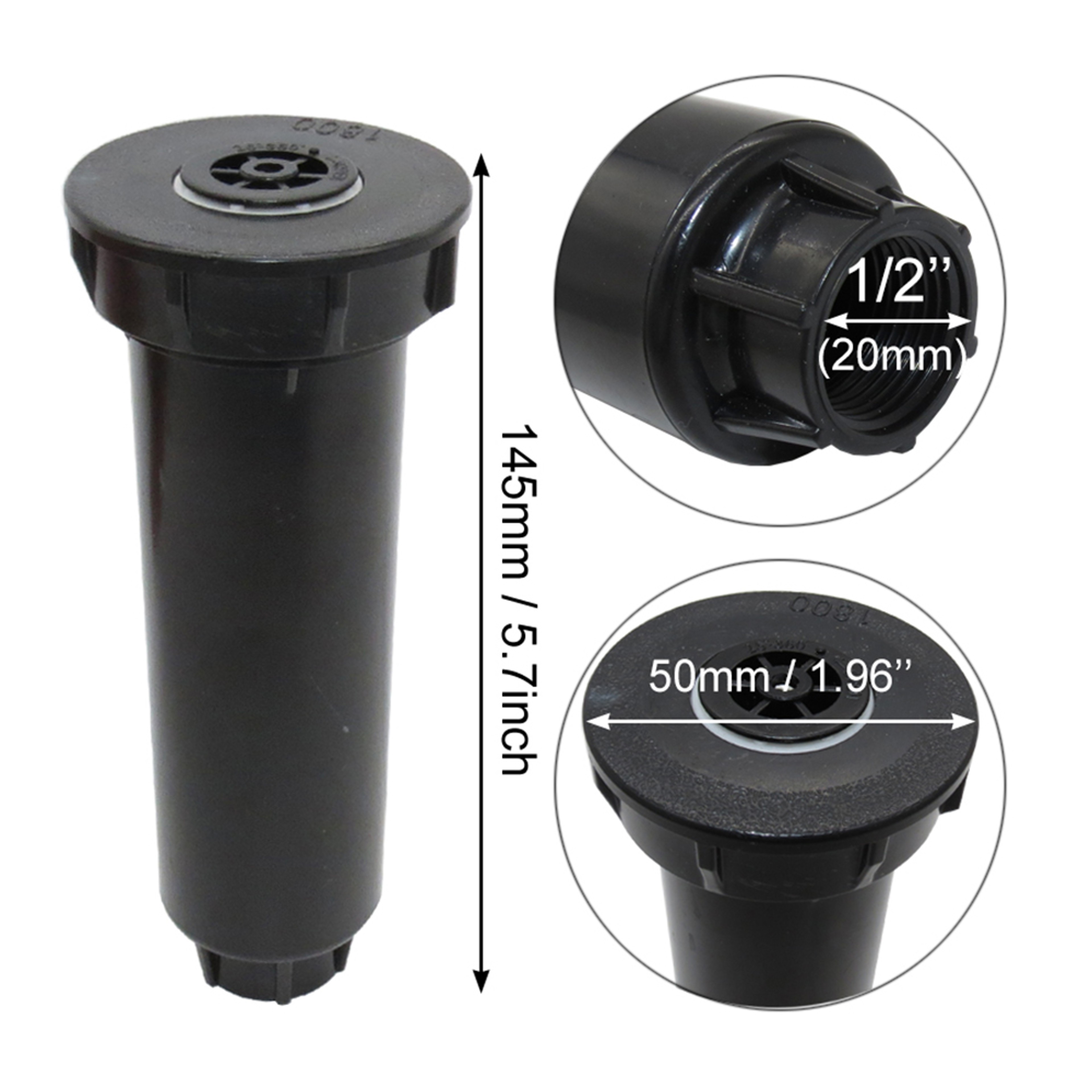 Pop Up Sprinkler Lawn Irrigation Sprinkler Head With Adjustable Coverage 1