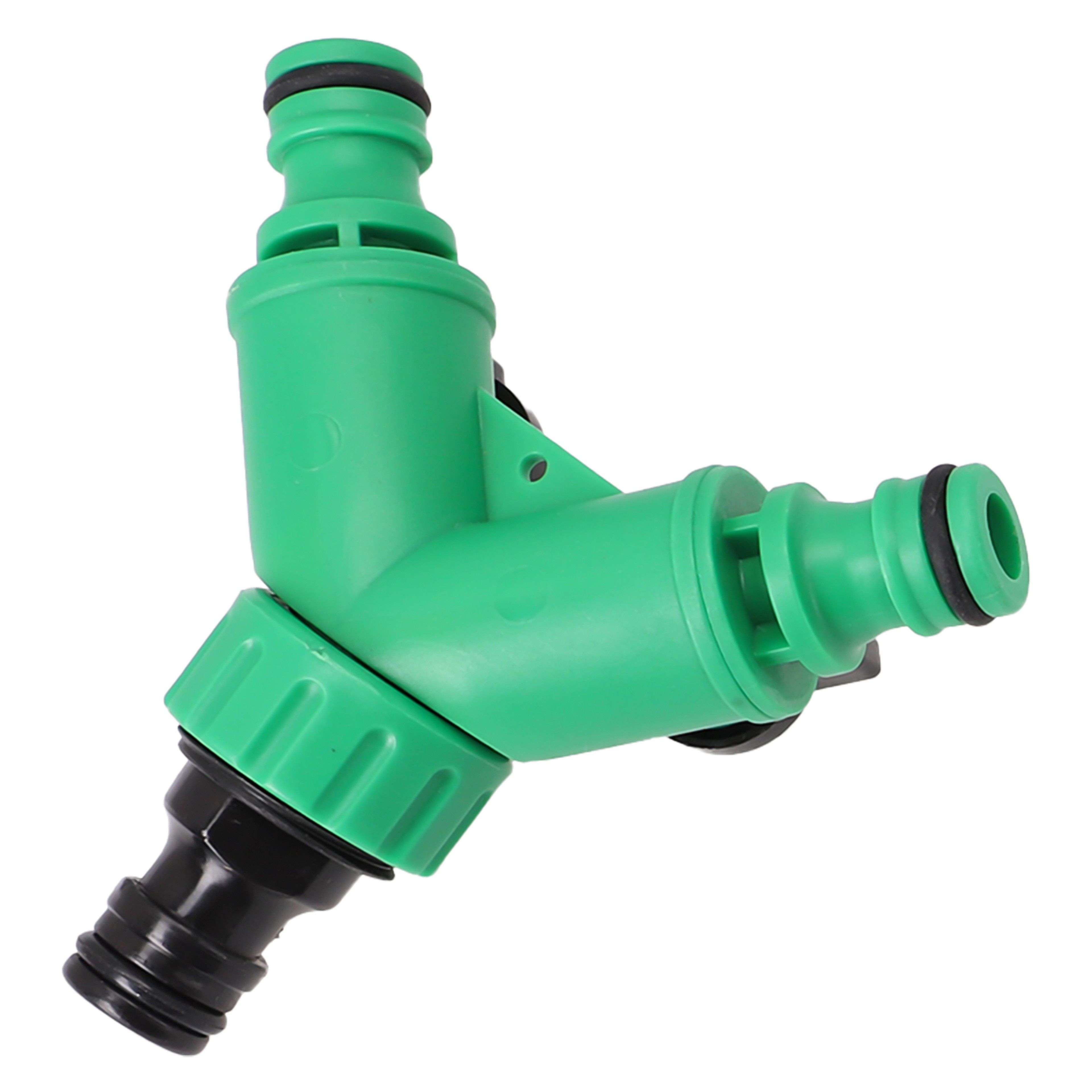 Garden Hose Splitter with Shut-Off Valves Y Hose Connector Adapter – view 3