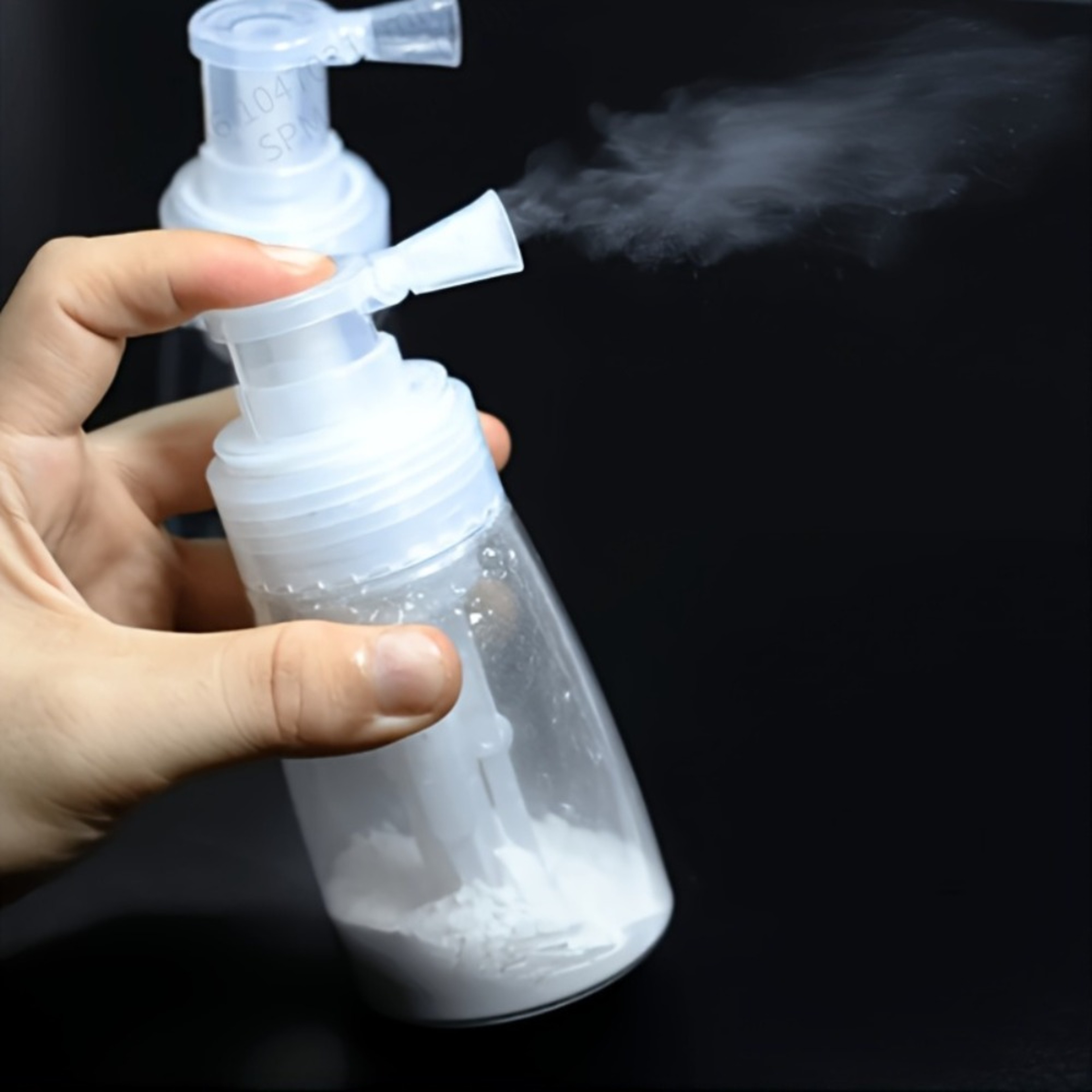 Powder Spray Bottle For Barber Talc  Lotion Portable Rotating Salon Dispenser 3