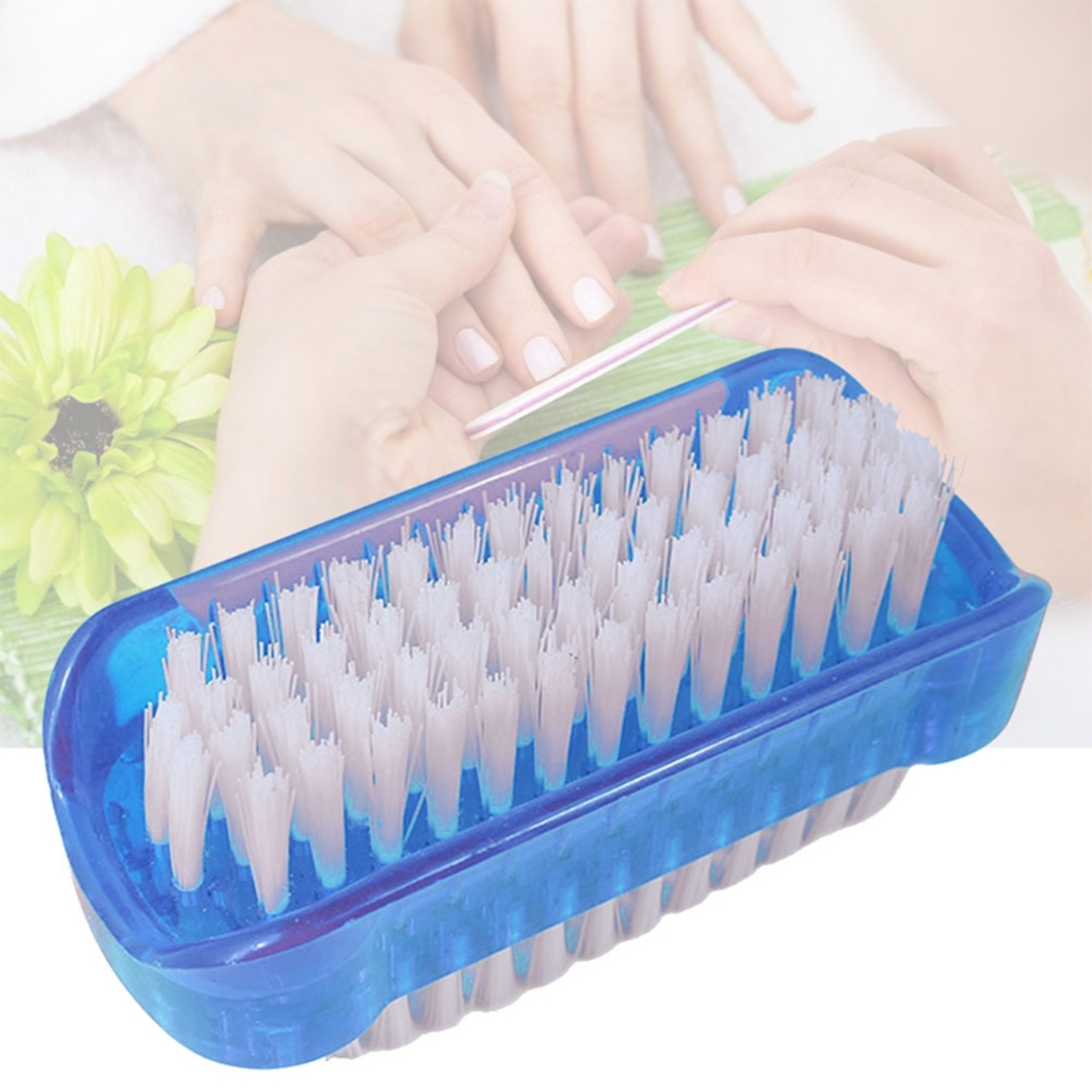Dual-Sided Nail Cleaning Brush for Hands & Feet | Soft Fingernail Scrub Brush for Men, Women & Kids – view 5